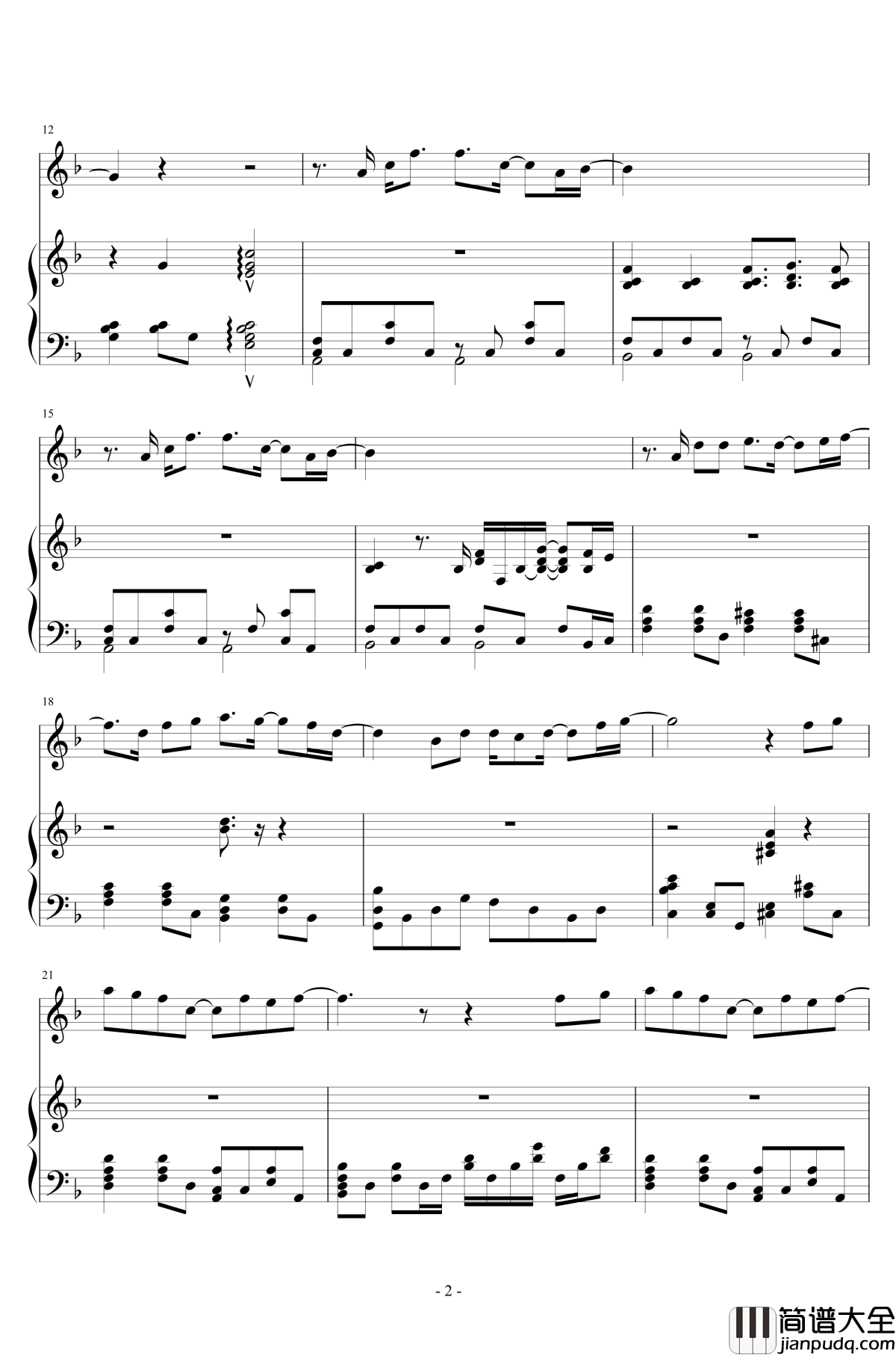 Wish_My_Life_Away钢琴谱_【寻找天堂OST】Finding_Paradise_Kan.R.Gao