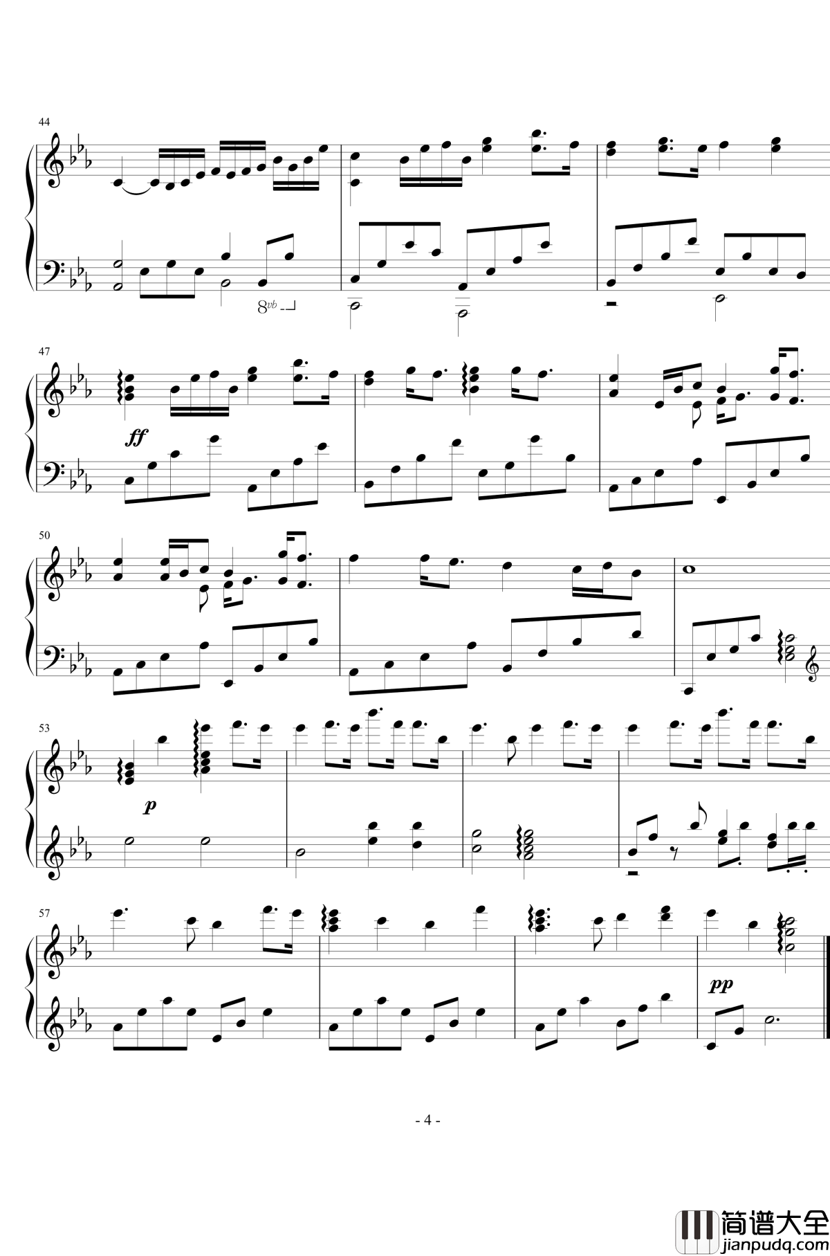 夏影钢琴谱_麻枝准