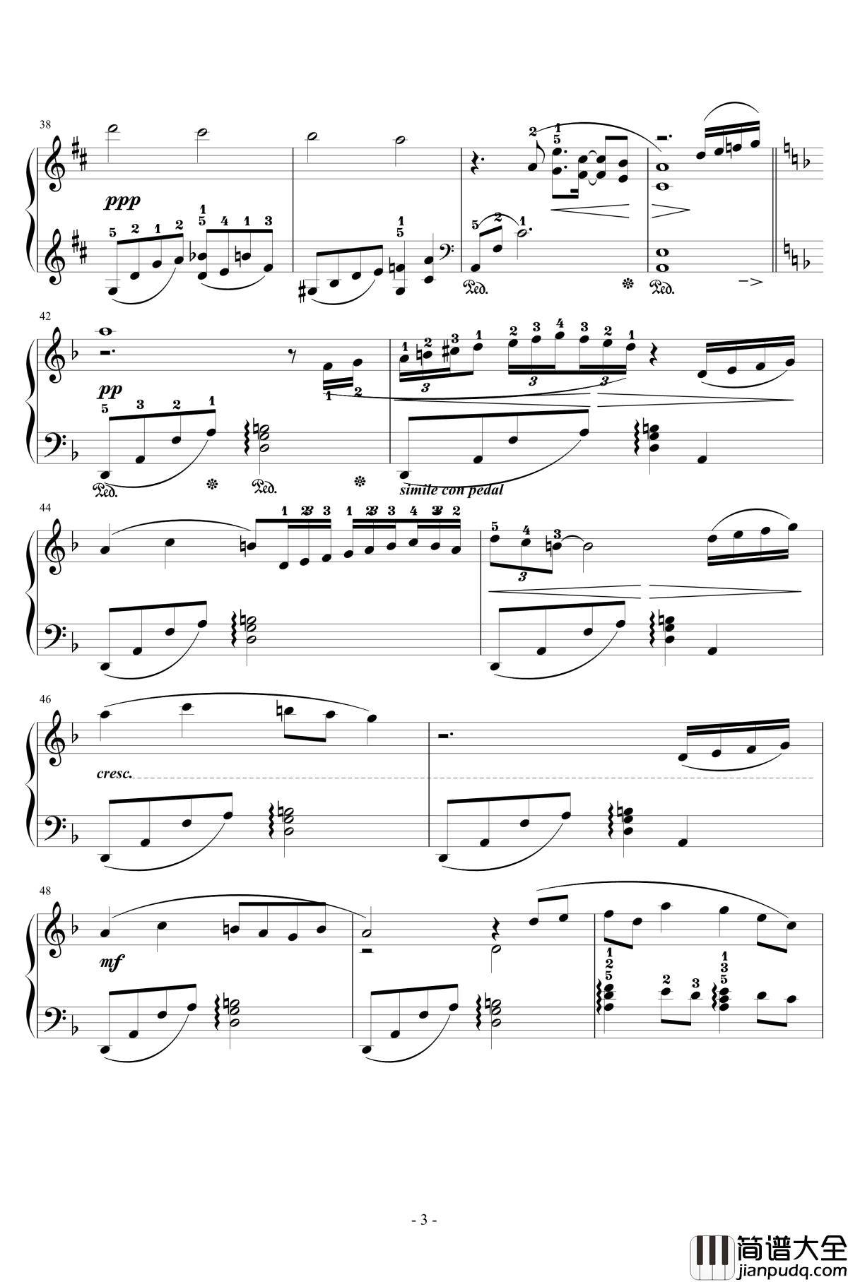 Dear_Friends钢琴谱_交响乐版_最终幻想