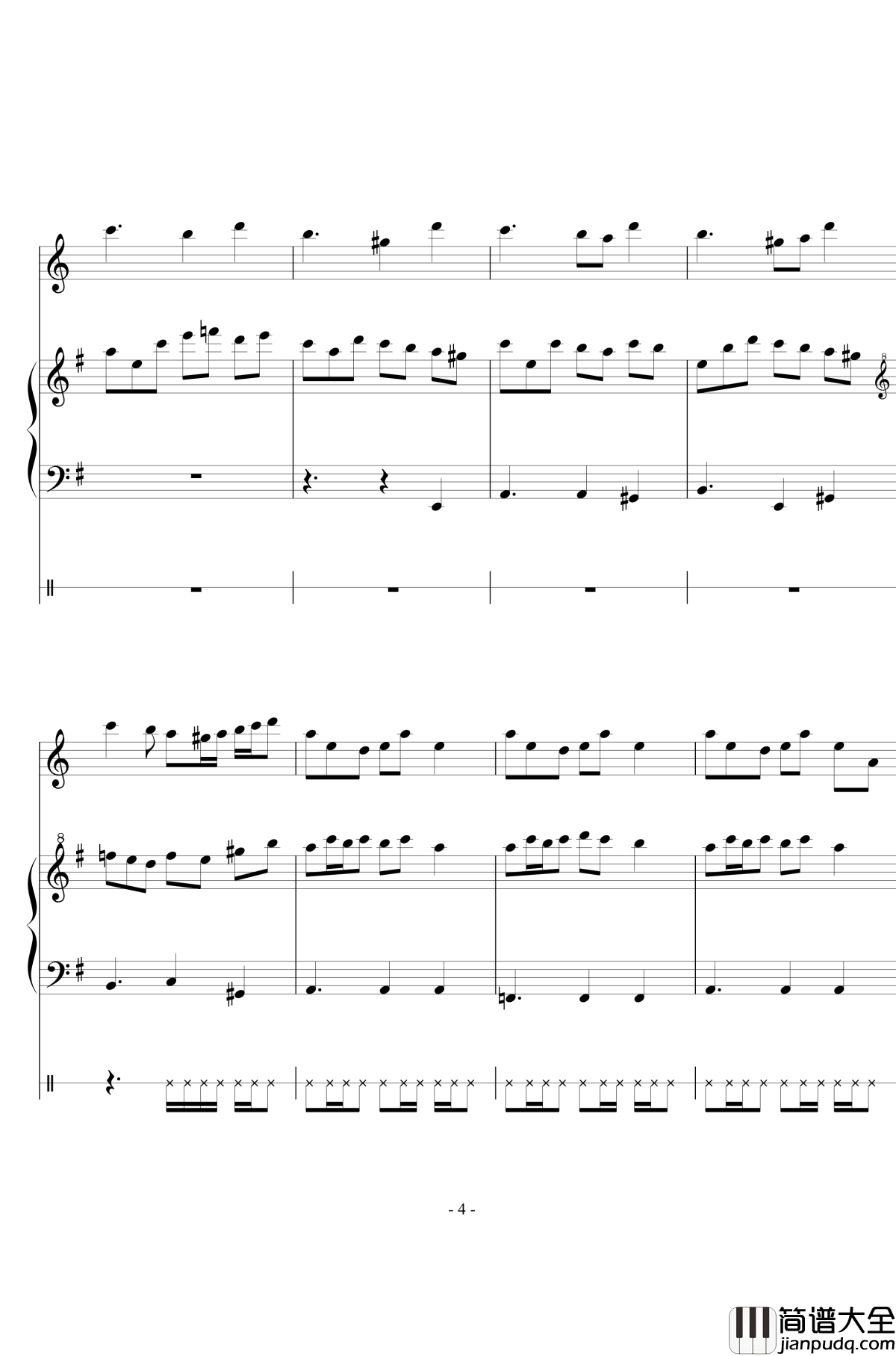 The_Mirror_Lied钢琴谱