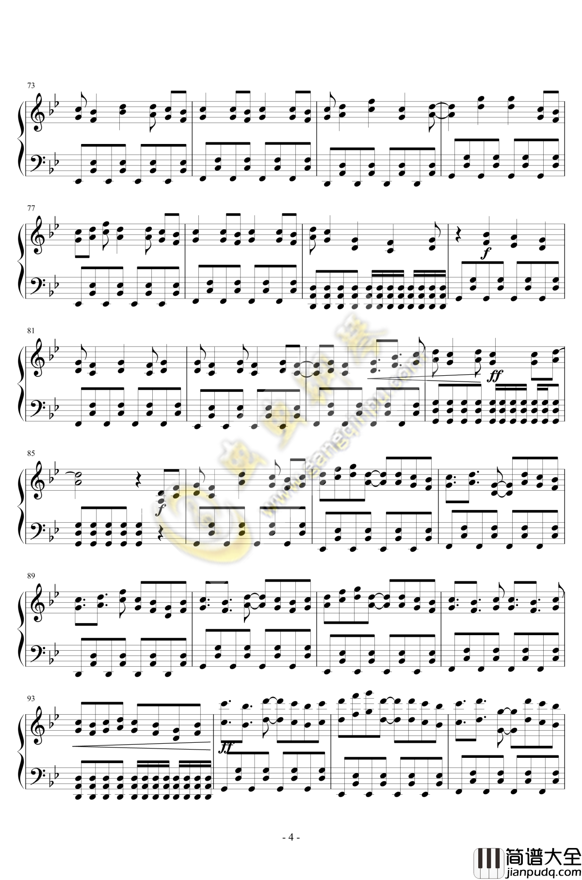 九九八十一钢琴谱_双笙×南久×易言×樊棋