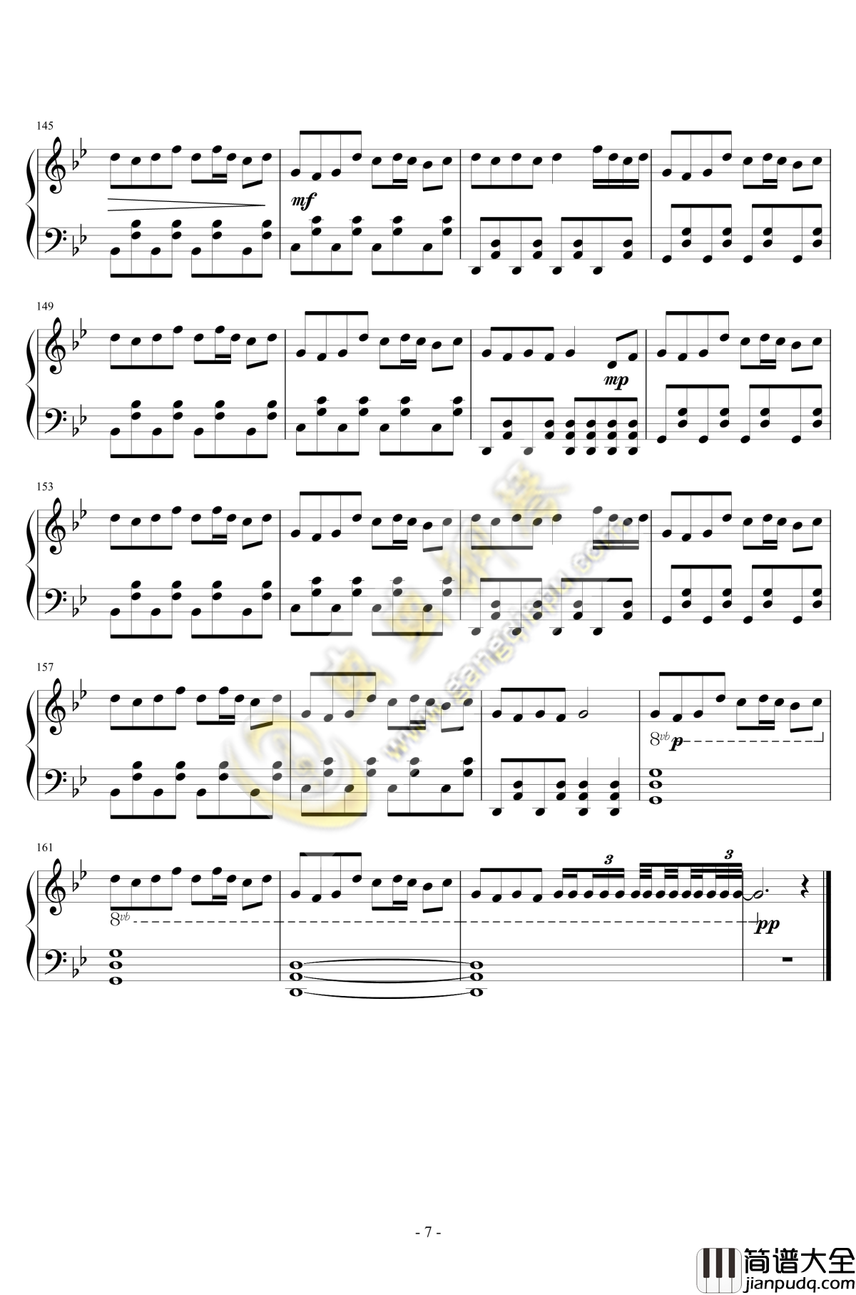 九九八十一钢琴谱_双笙×南久×易言×樊棋