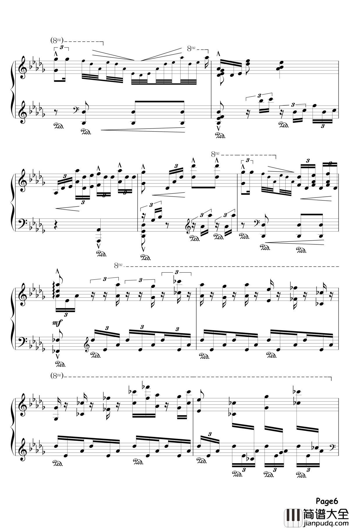 蛍がいた頃钢琴谱_黑魔