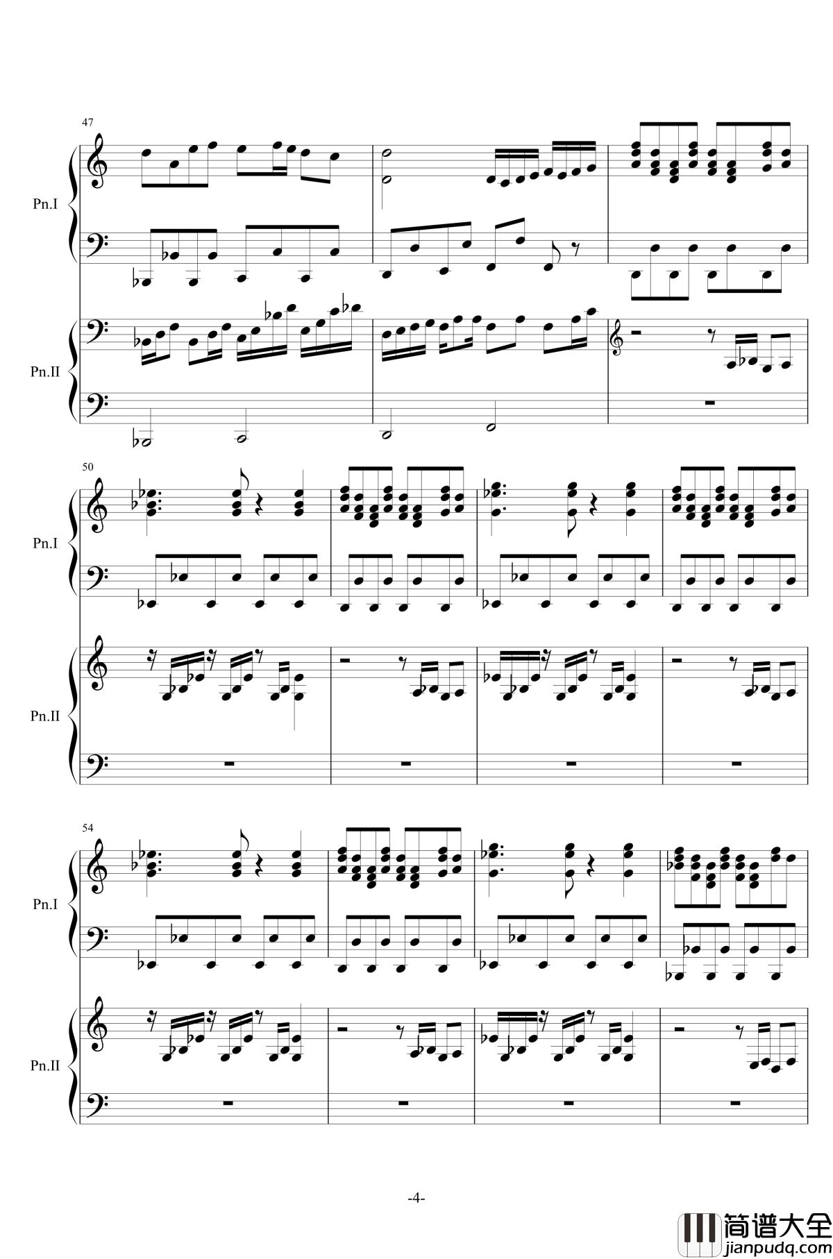 最终鬼畜妹フランドール·S钢琴谱_东方/双钢_东方project