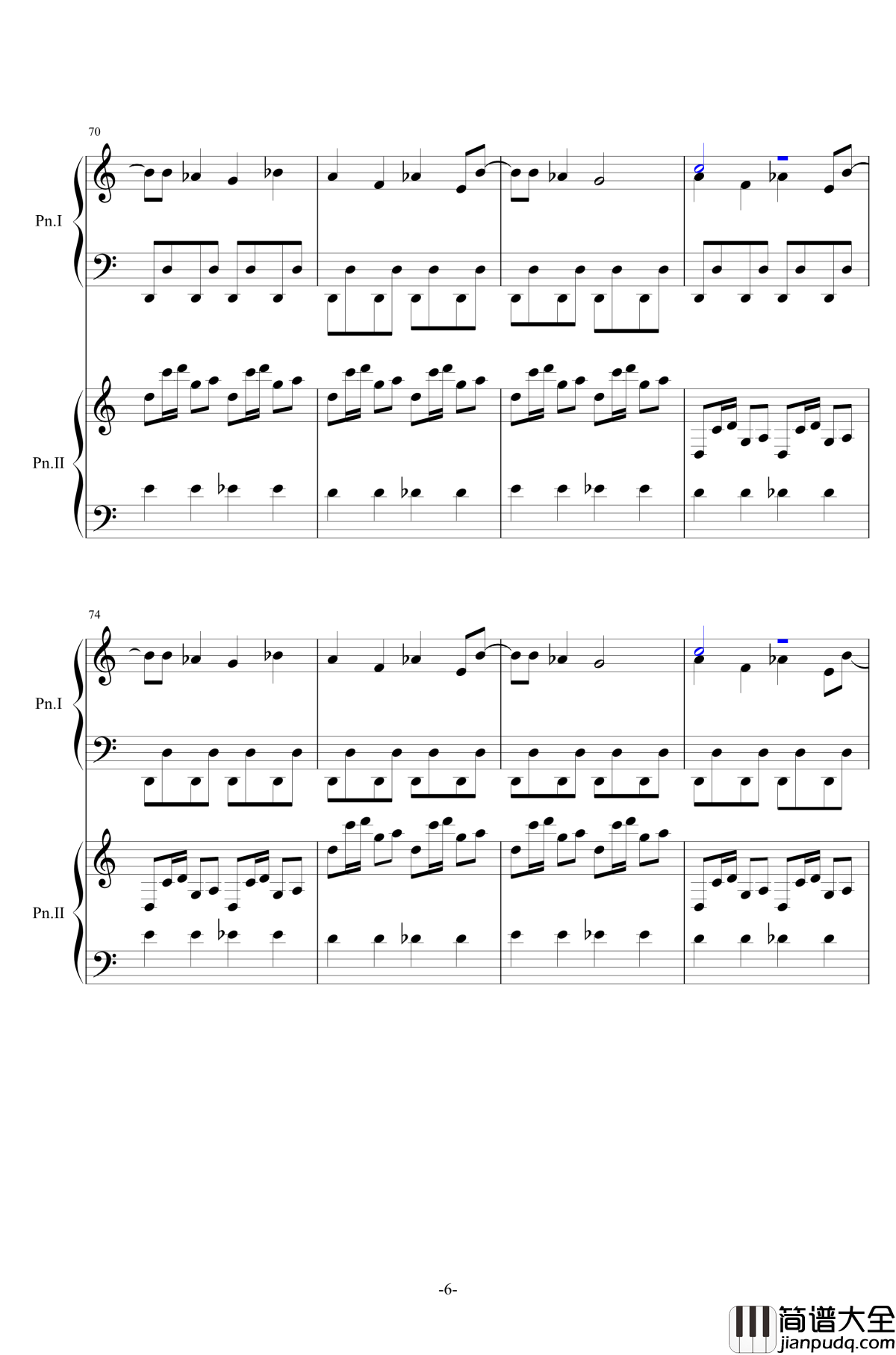 最终鬼畜妹フランドール·S钢琴谱_东方/双钢_东方project