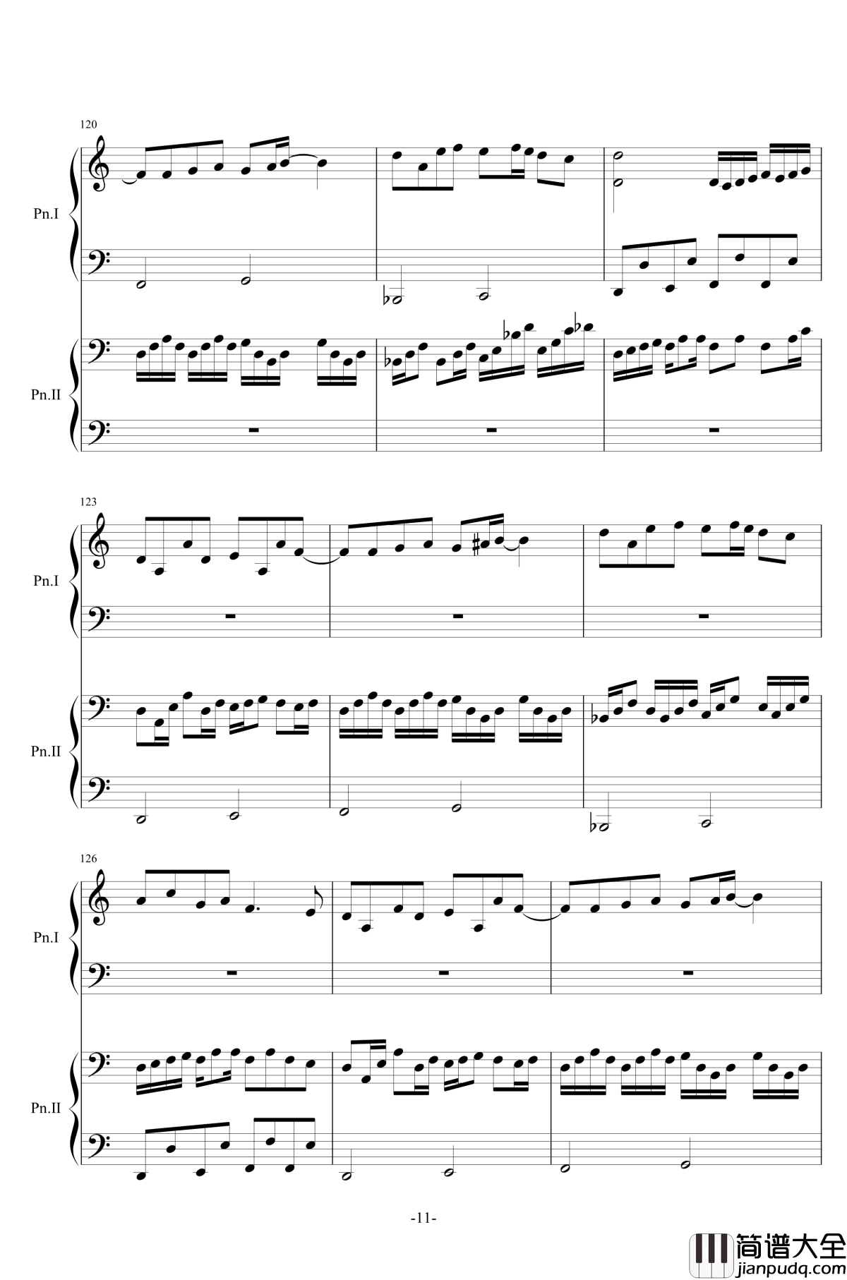 最终鬼畜妹フランドール·S钢琴谱_东方/双钢_东方project