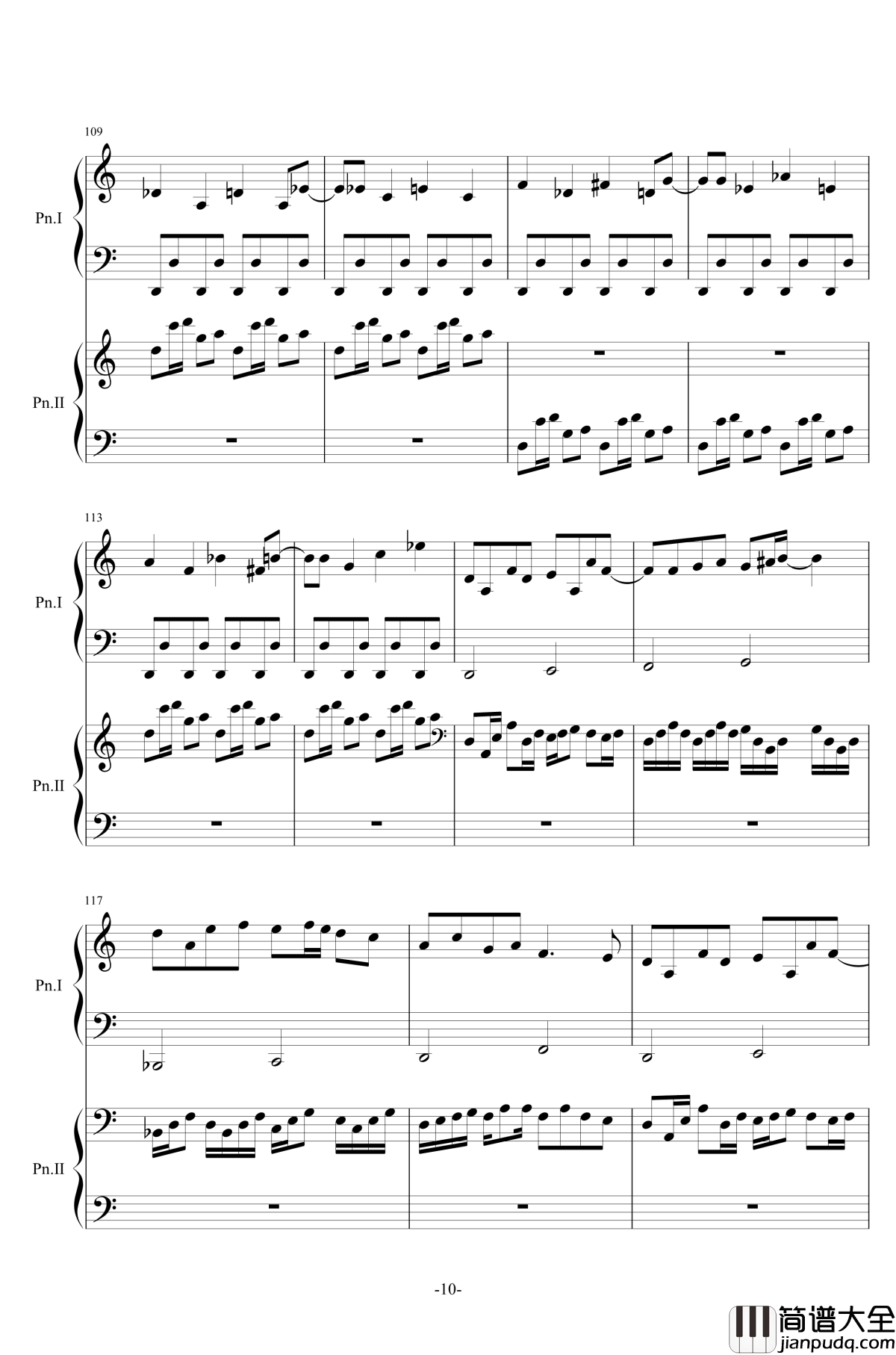 最终鬼畜妹フランドール·S钢琴谱_东方/双钢_东方project