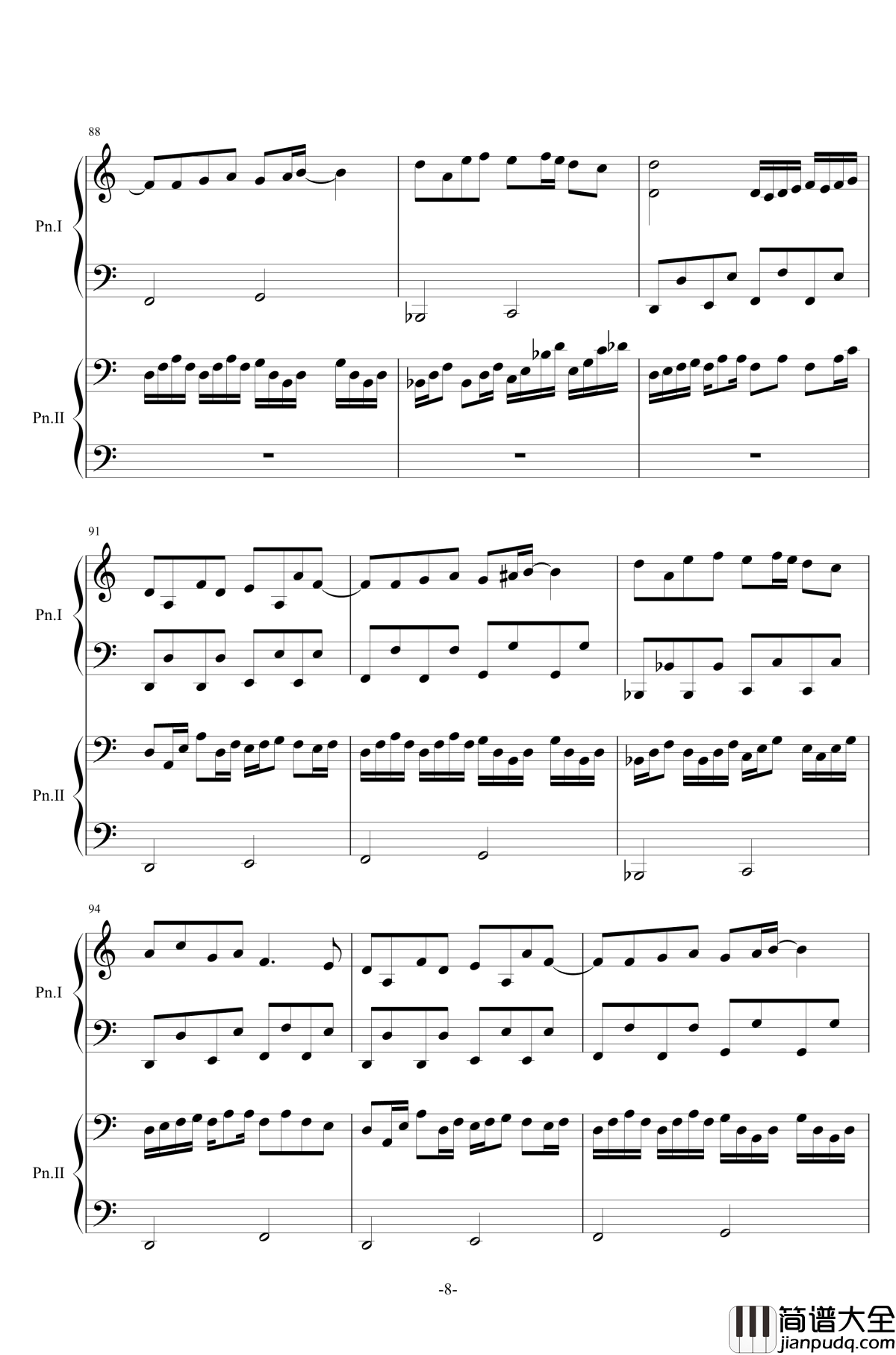 最终鬼畜妹フランドール·S钢琴谱_东方/双钢_东方project