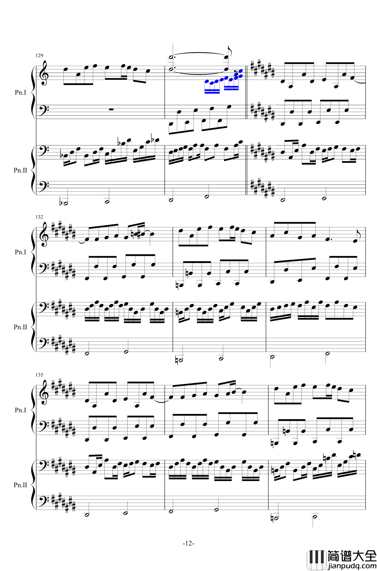 最终鬼畜妹フランドール·S钢琴谱_东方/双钢_东方project