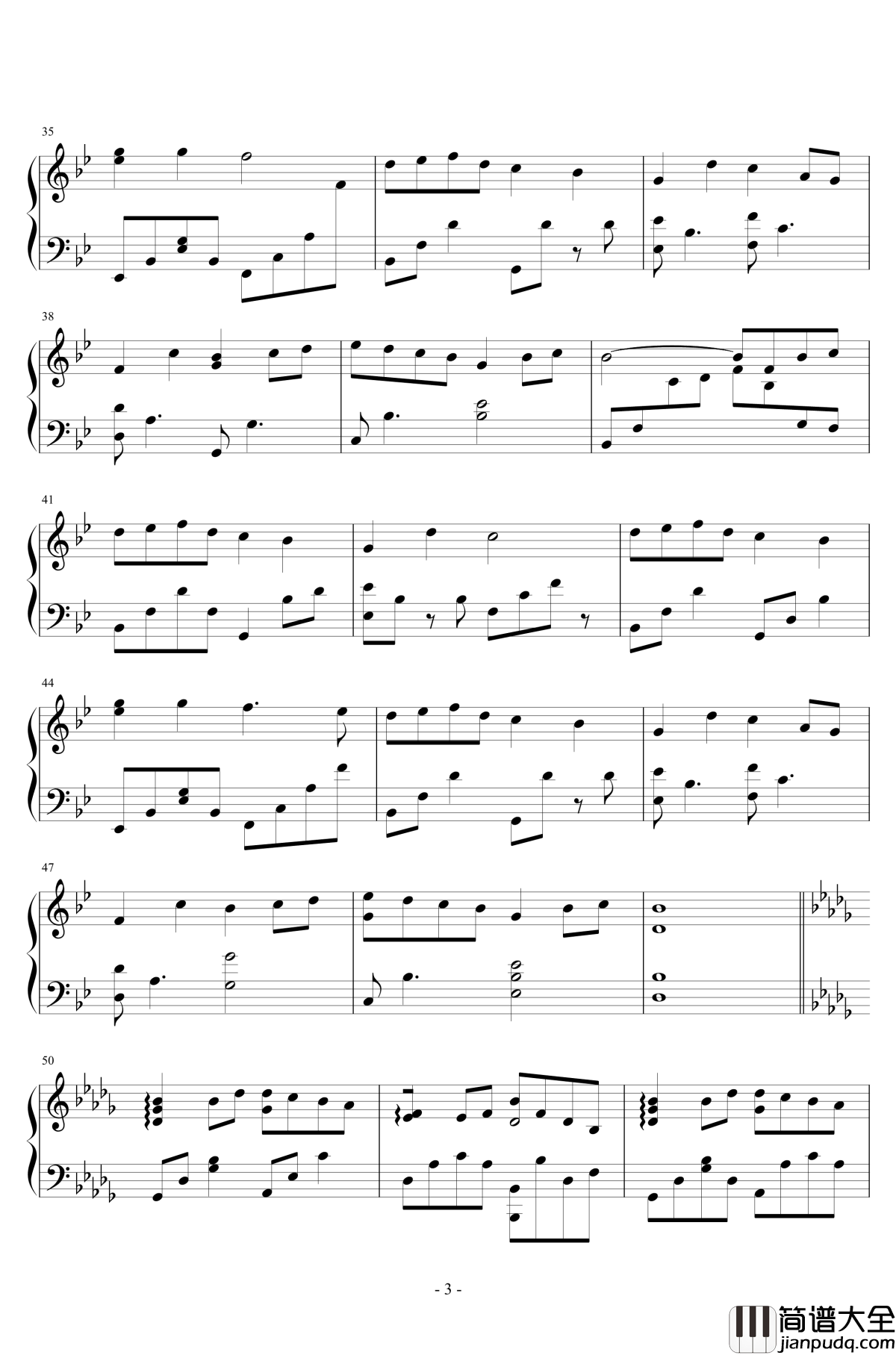 Snow_Dreams钢琴谱_完全版_班得瑞_Bandari_雪之梦