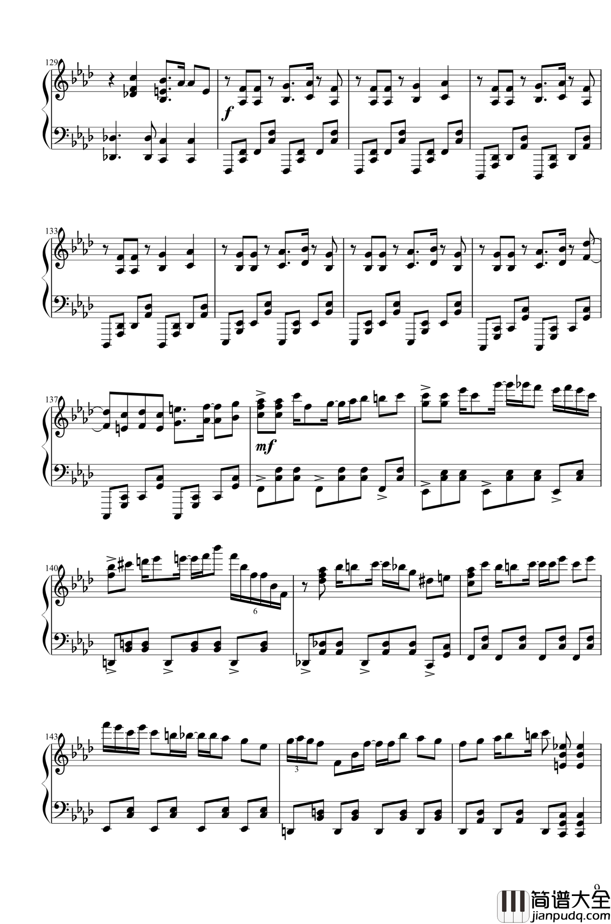 ぱる☆りん☆くう钢琴谱_東方project/东方project