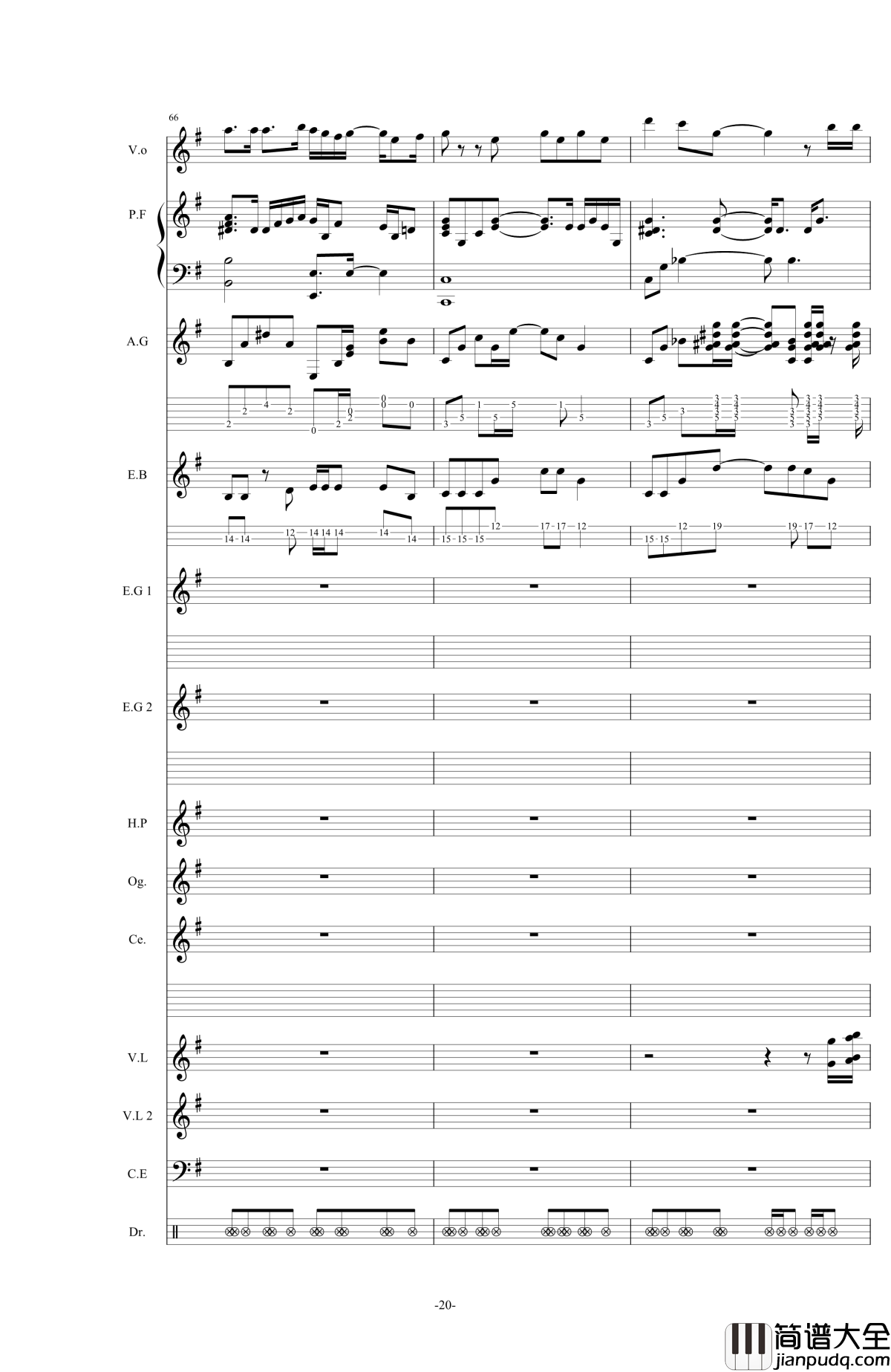 オレンジ钢琴谱_四月是你的谎言