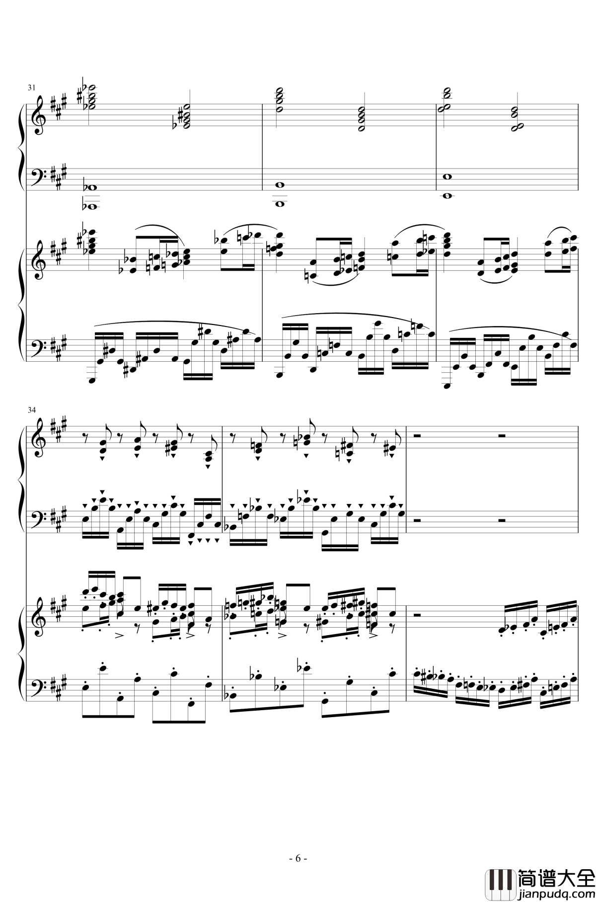 Piano_Concerto_No.6_in_sharp_F_Minor_Op.57_I.钢琴谱_一个球