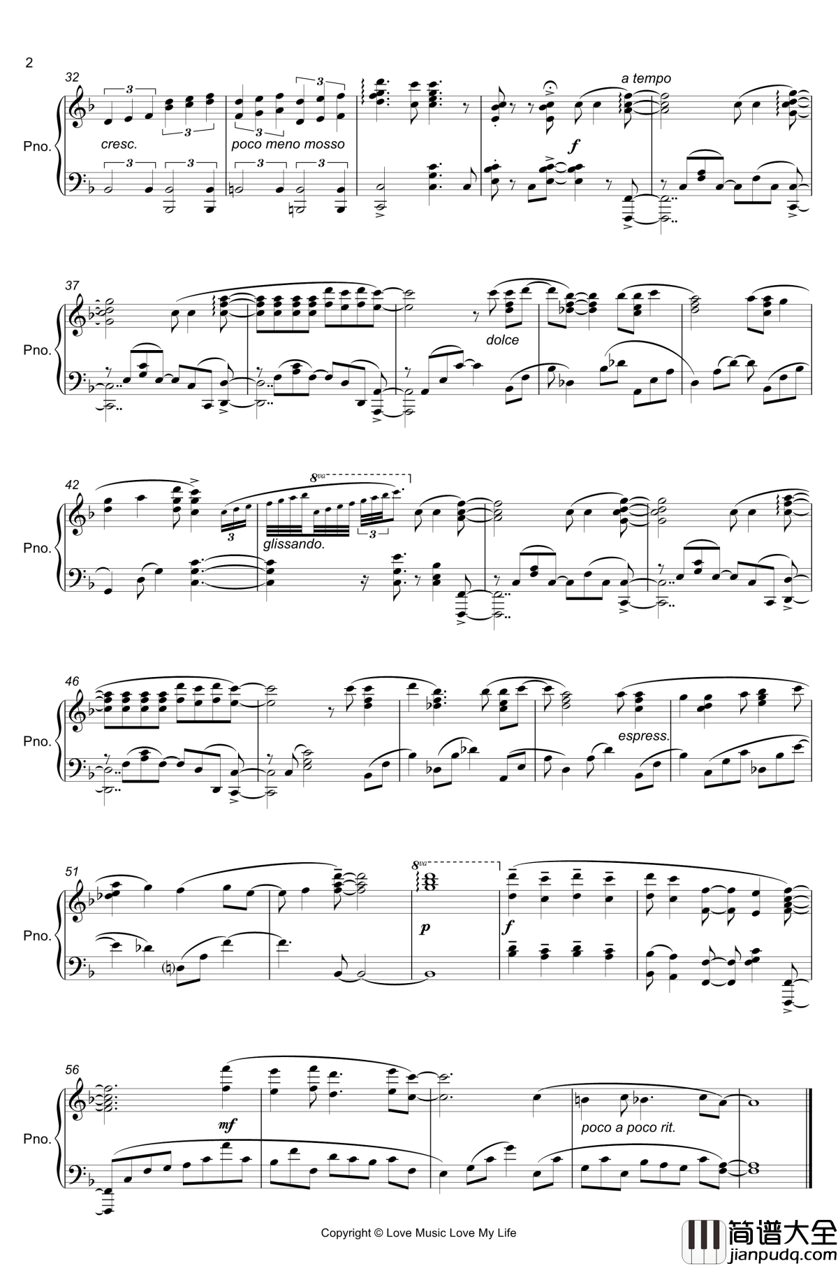 OP_CLEAR钢琴谱_魔卡少女小樱_Clear_Card