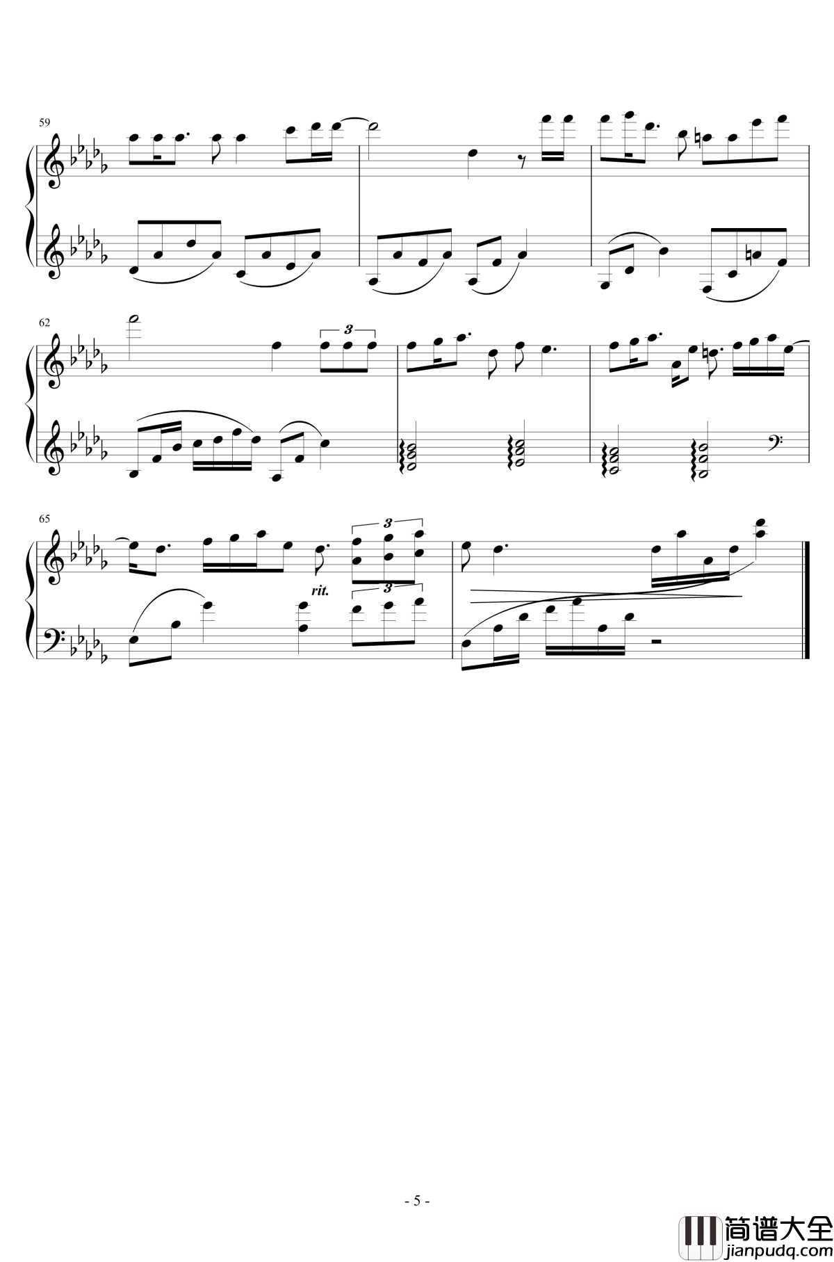 下雨天钢琴谱_钢琴昼夜版_南拳妈妈