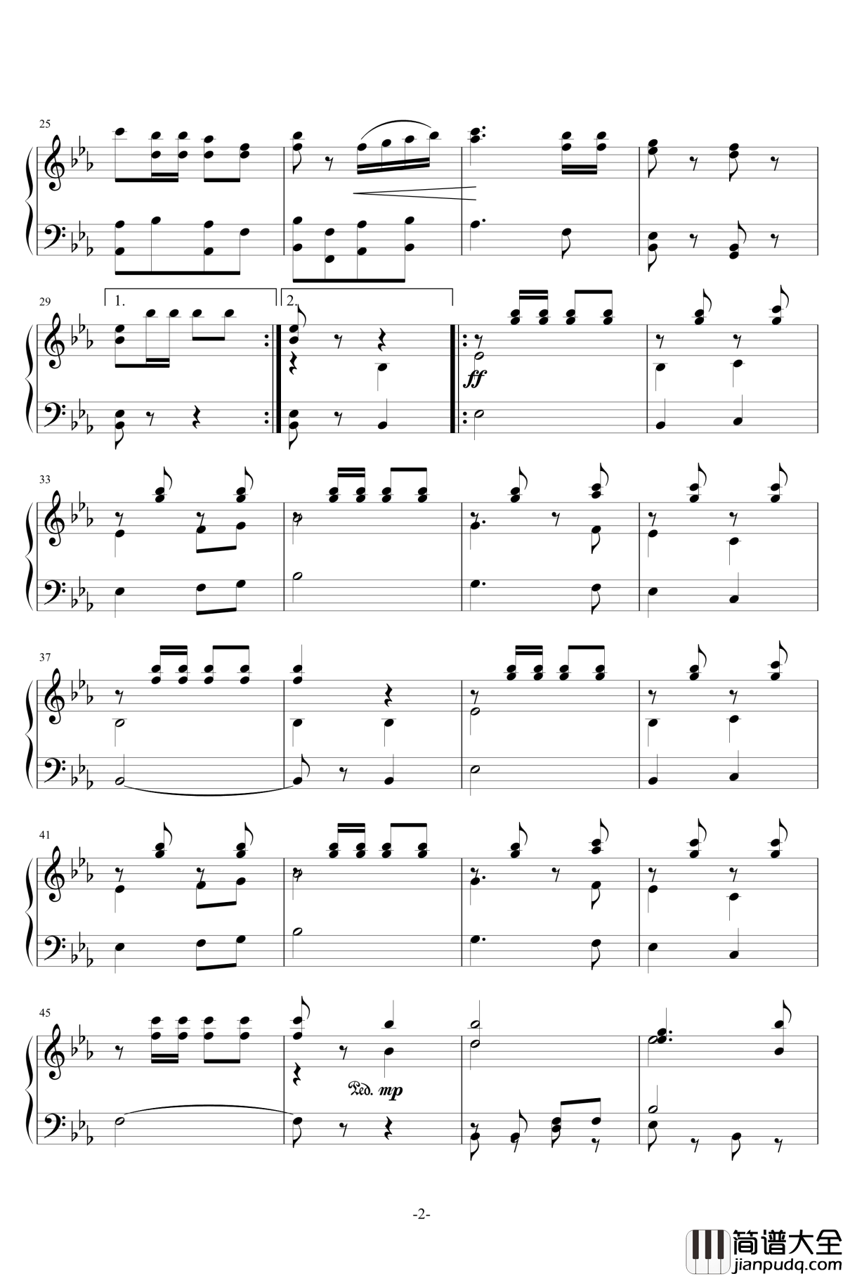 人民军队忠于党钢琴谱_肖民