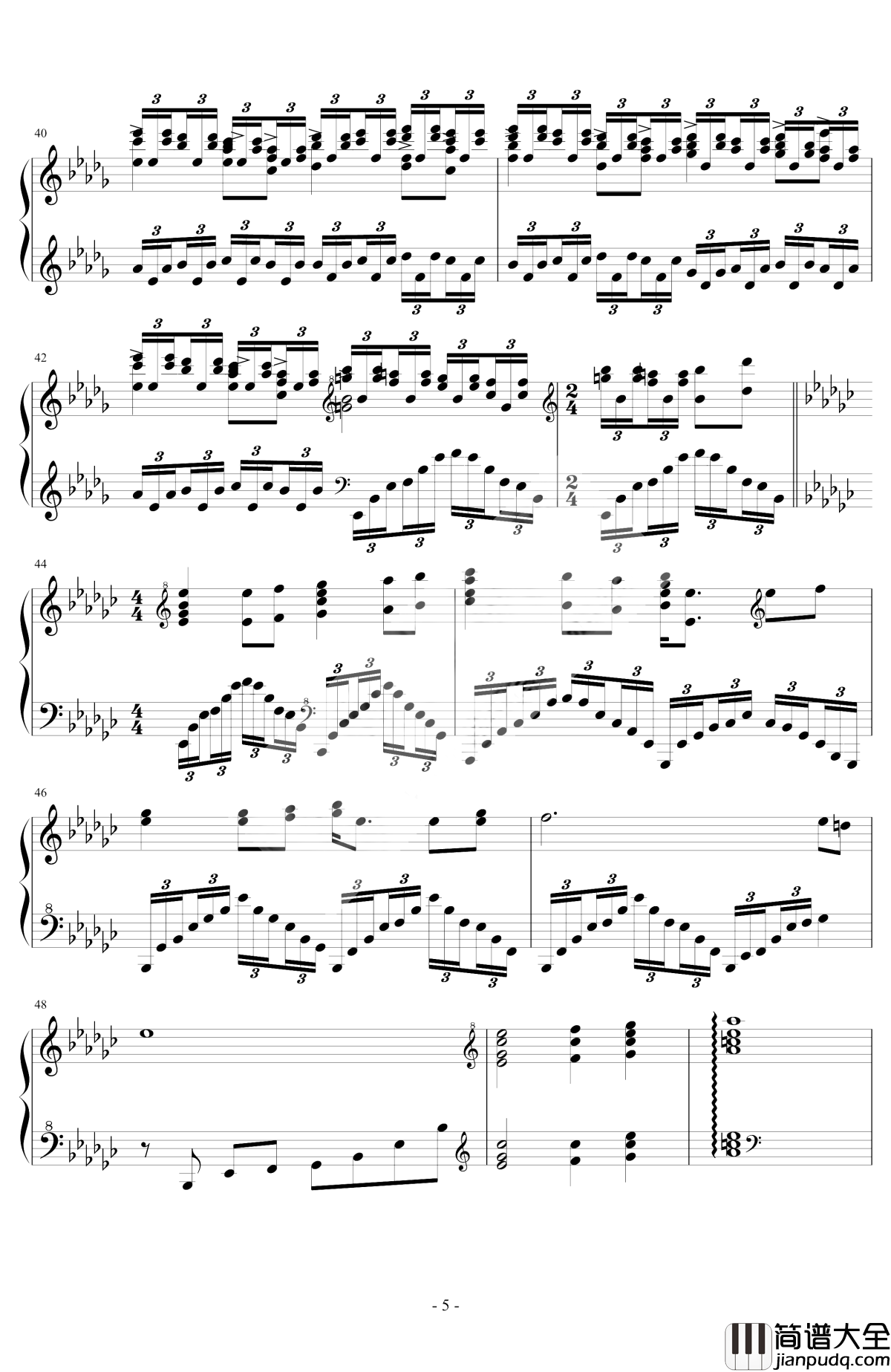 加勒比海盗钢琴谱_马克西姆_Maksim·Mrvica