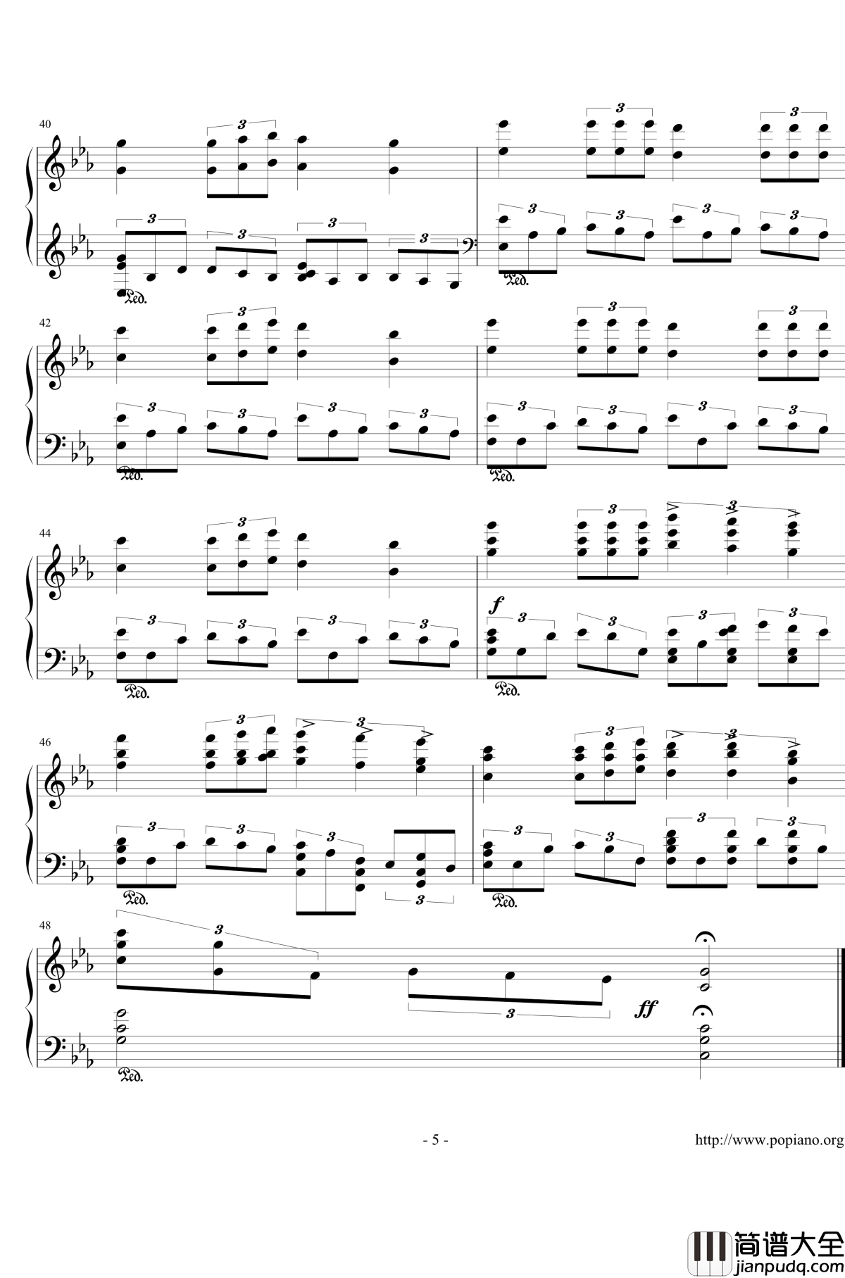 The_Crystal钢琴谱_跳舞的线