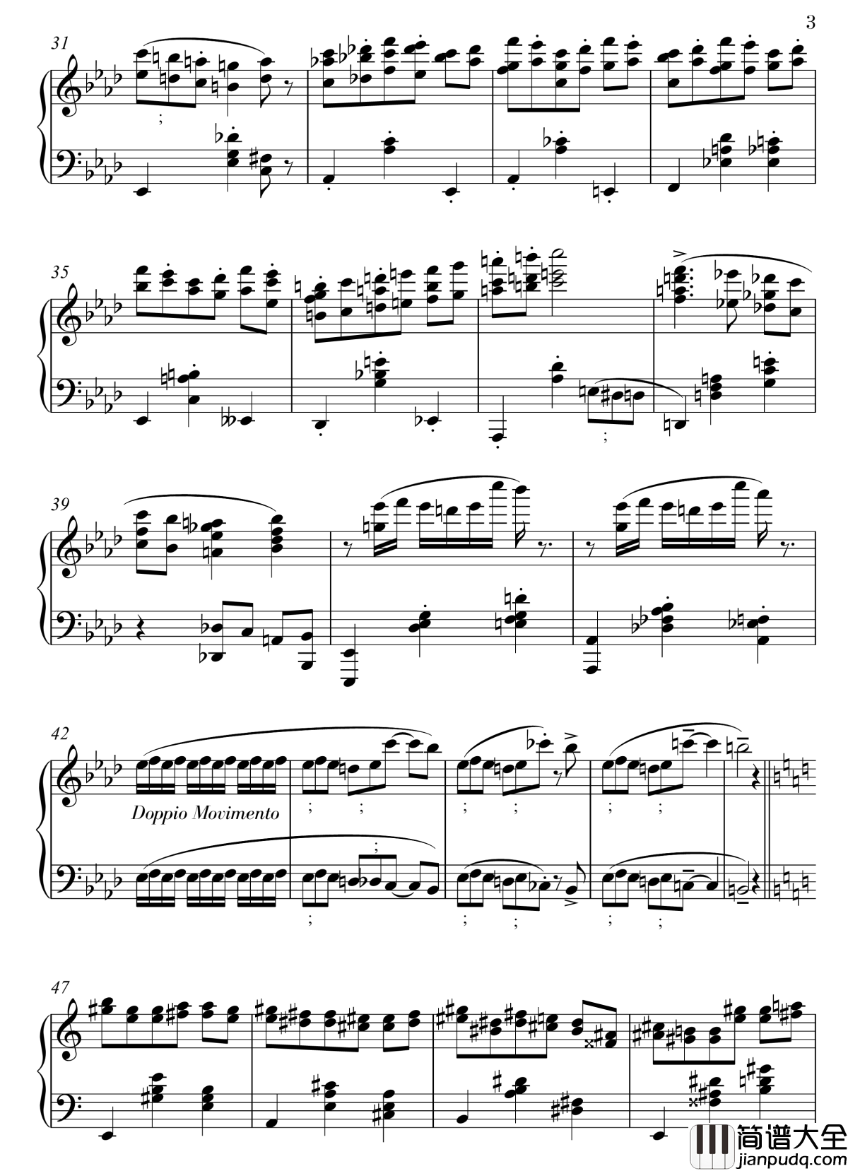 La_Valse钢琴谱_佚名