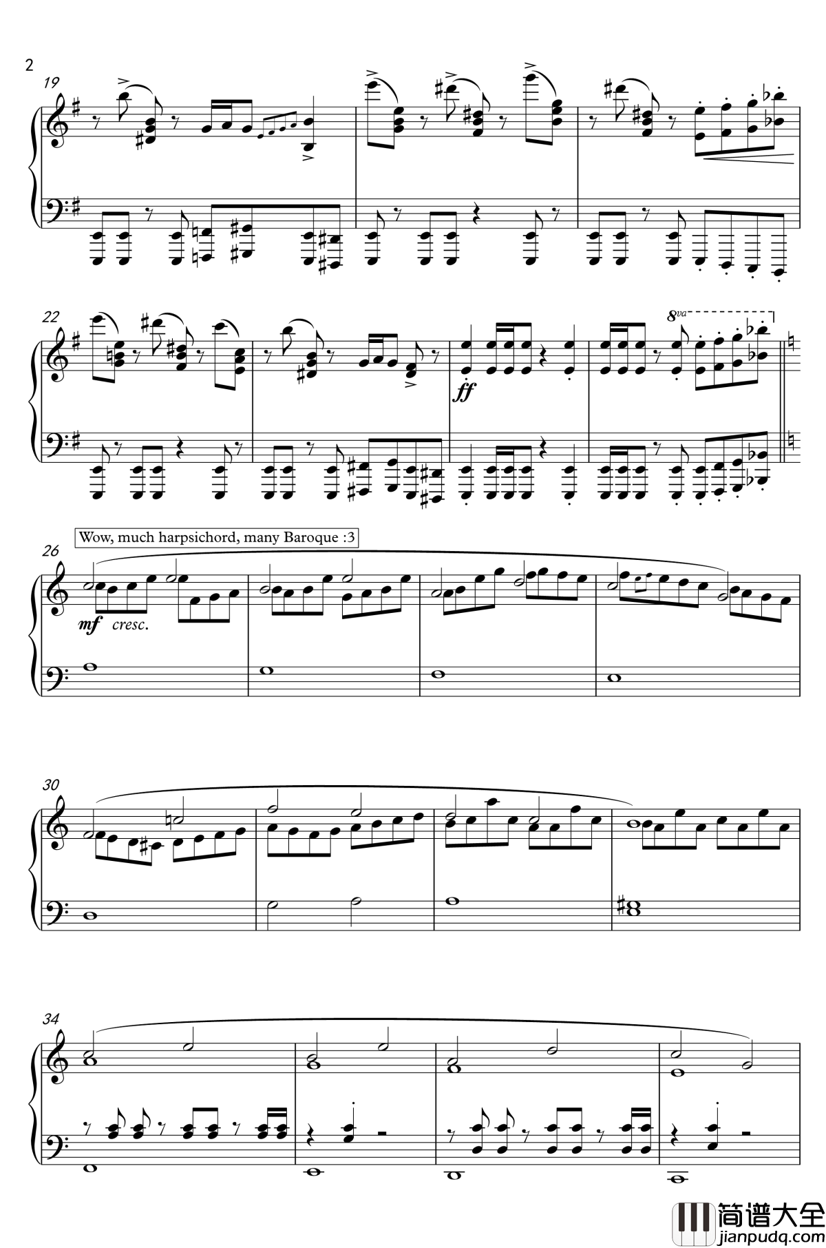 尸套龙主题曲钢琴谱_怪物猎人