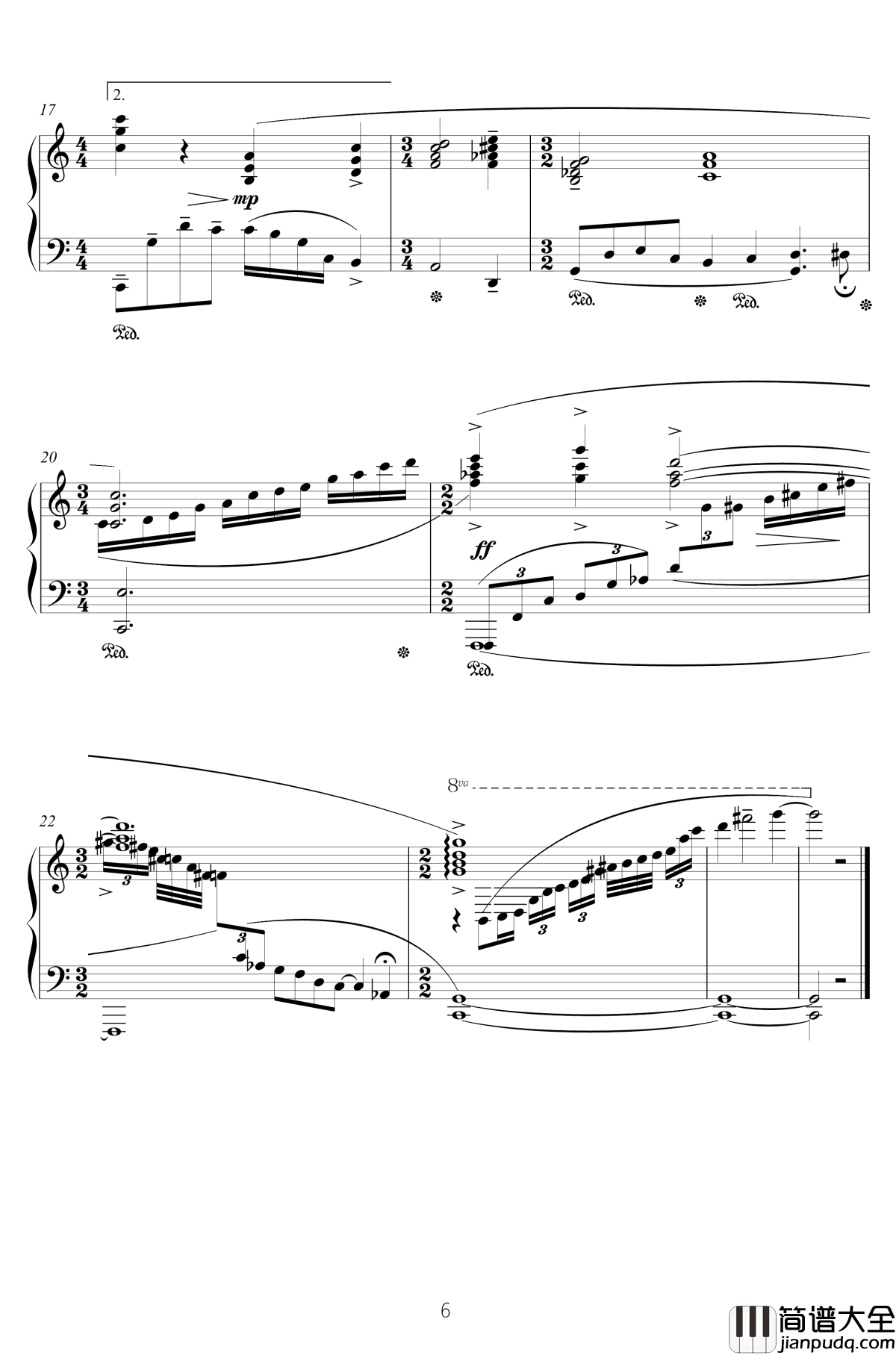 献给孩子们钢琴谱_III_陈文戈