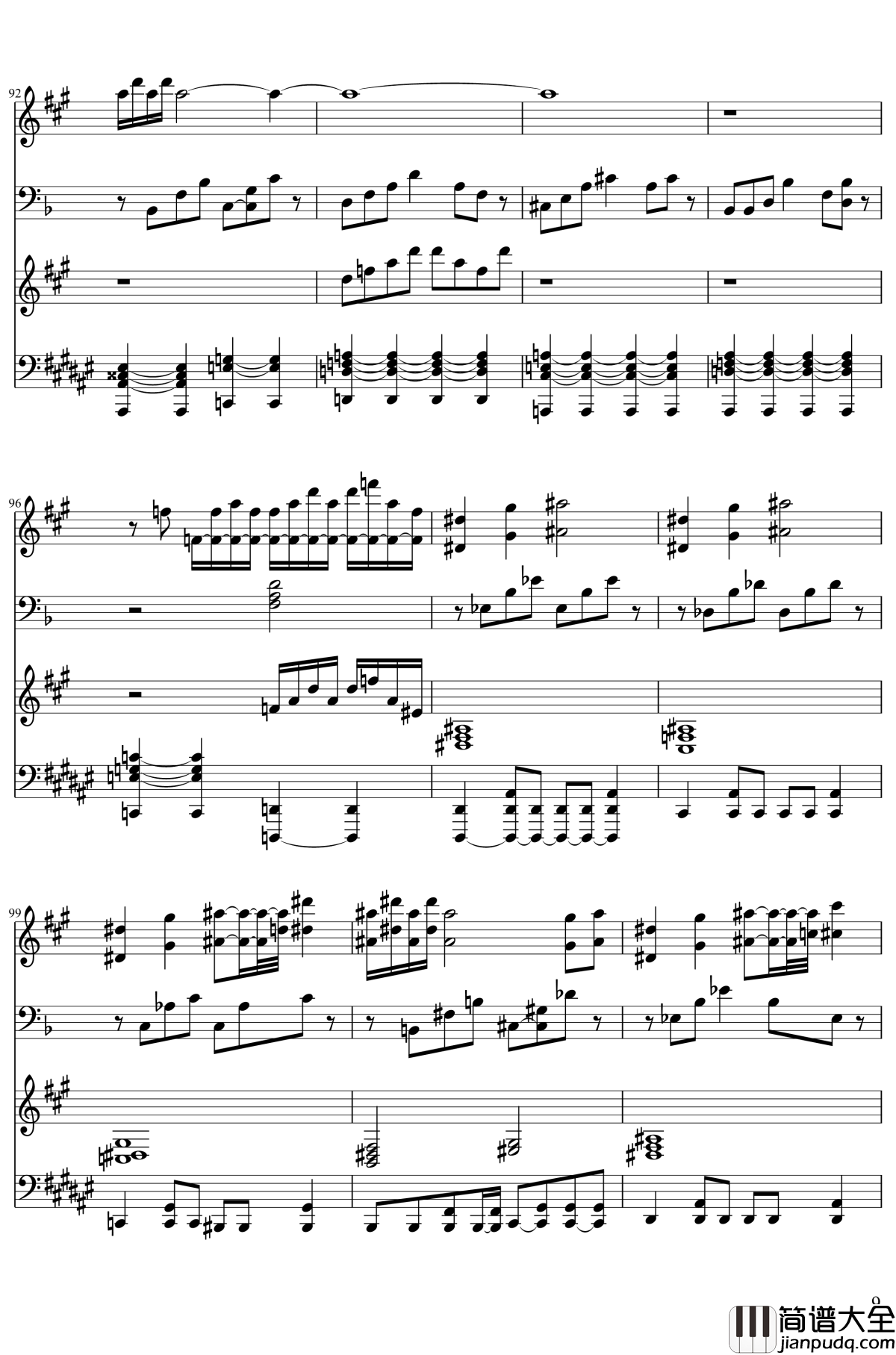 永远的三日天下钢琴谱_东方project/東方project