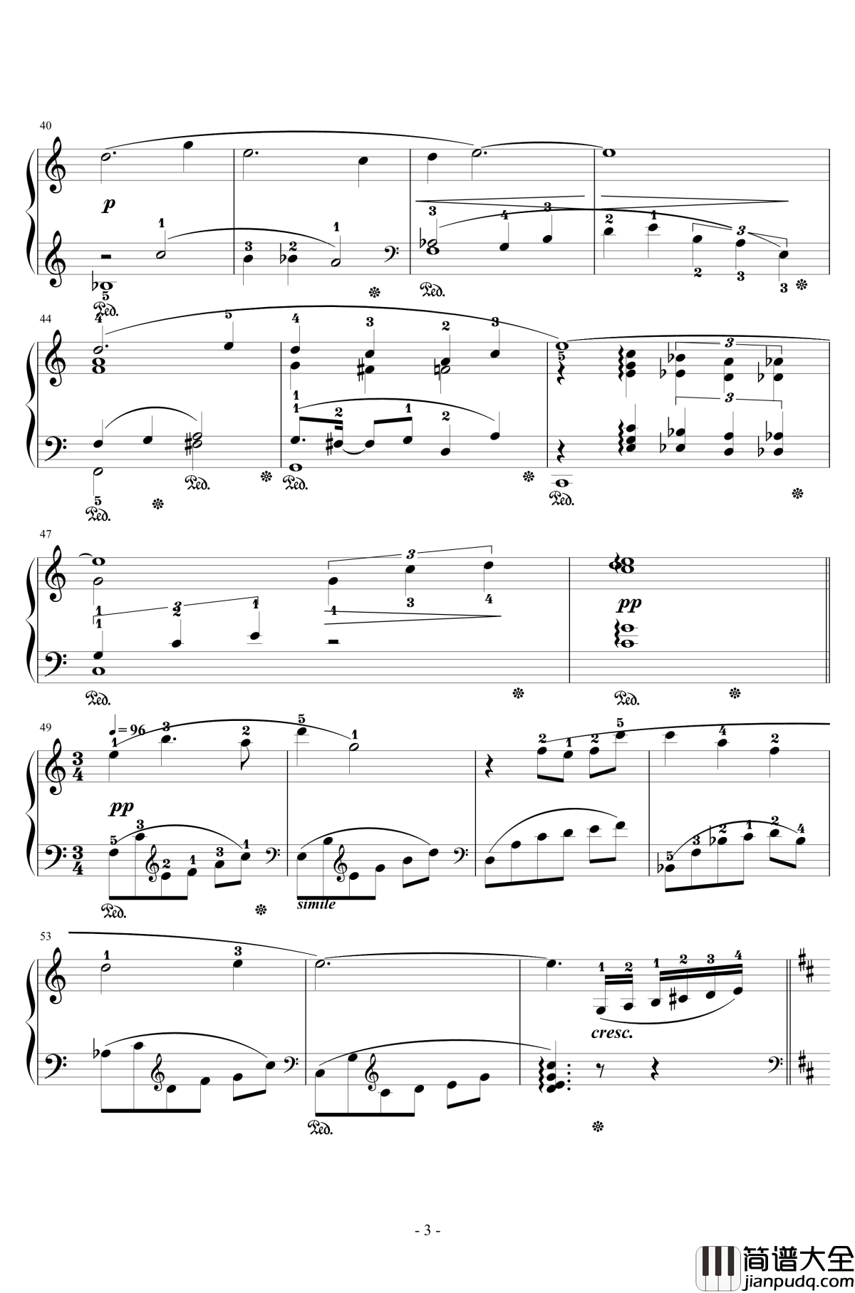 悠久の風伝説钢琴谱_植松伸夫_風の追憶