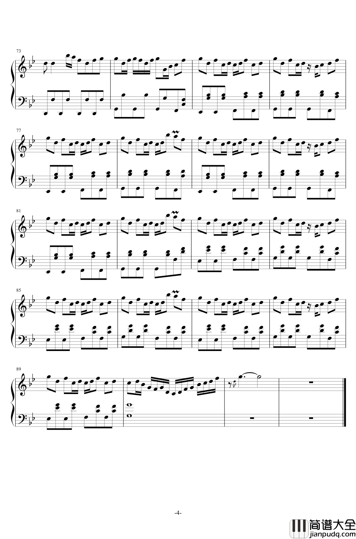 夜桜吹雪钢琴谱_Yosakura_Fubuki_A.SAKA