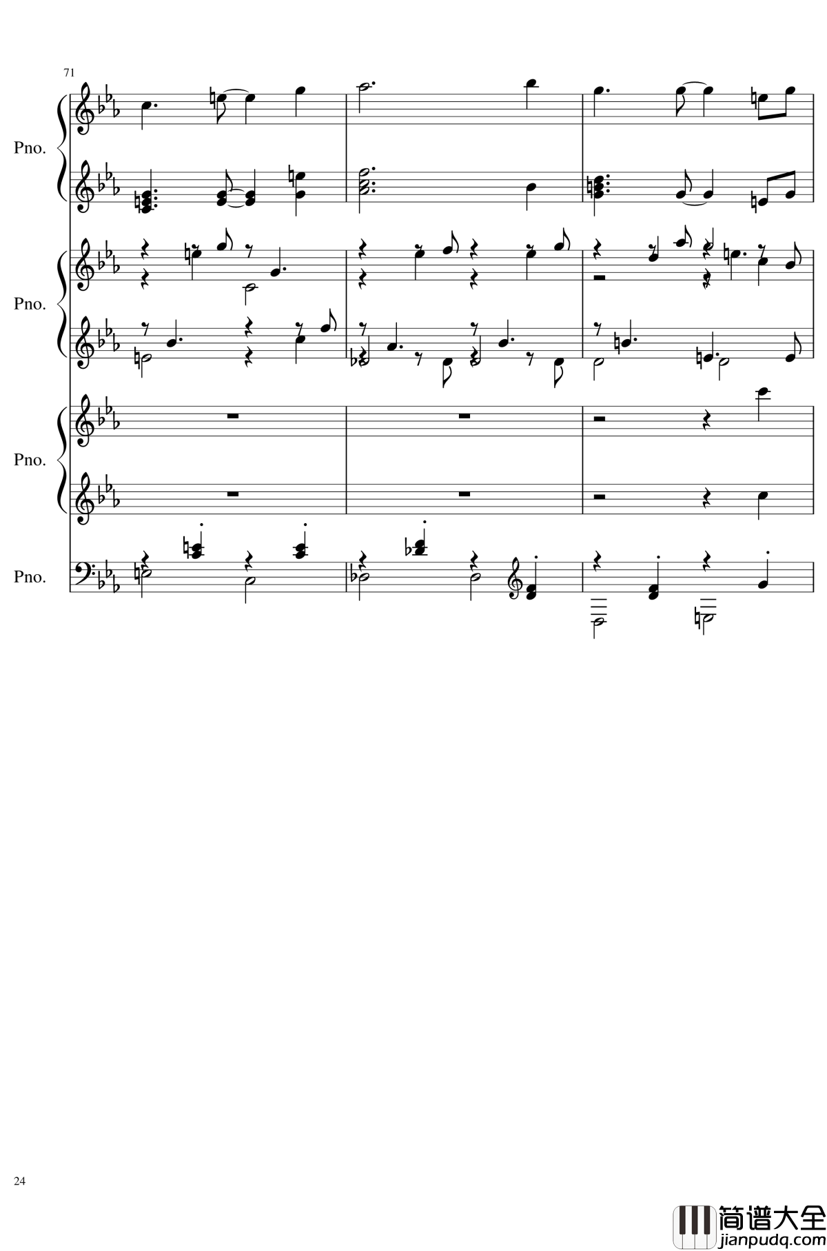 原初的节拍钢琴谱_东方辉针城_东方project_Pristine_Beat