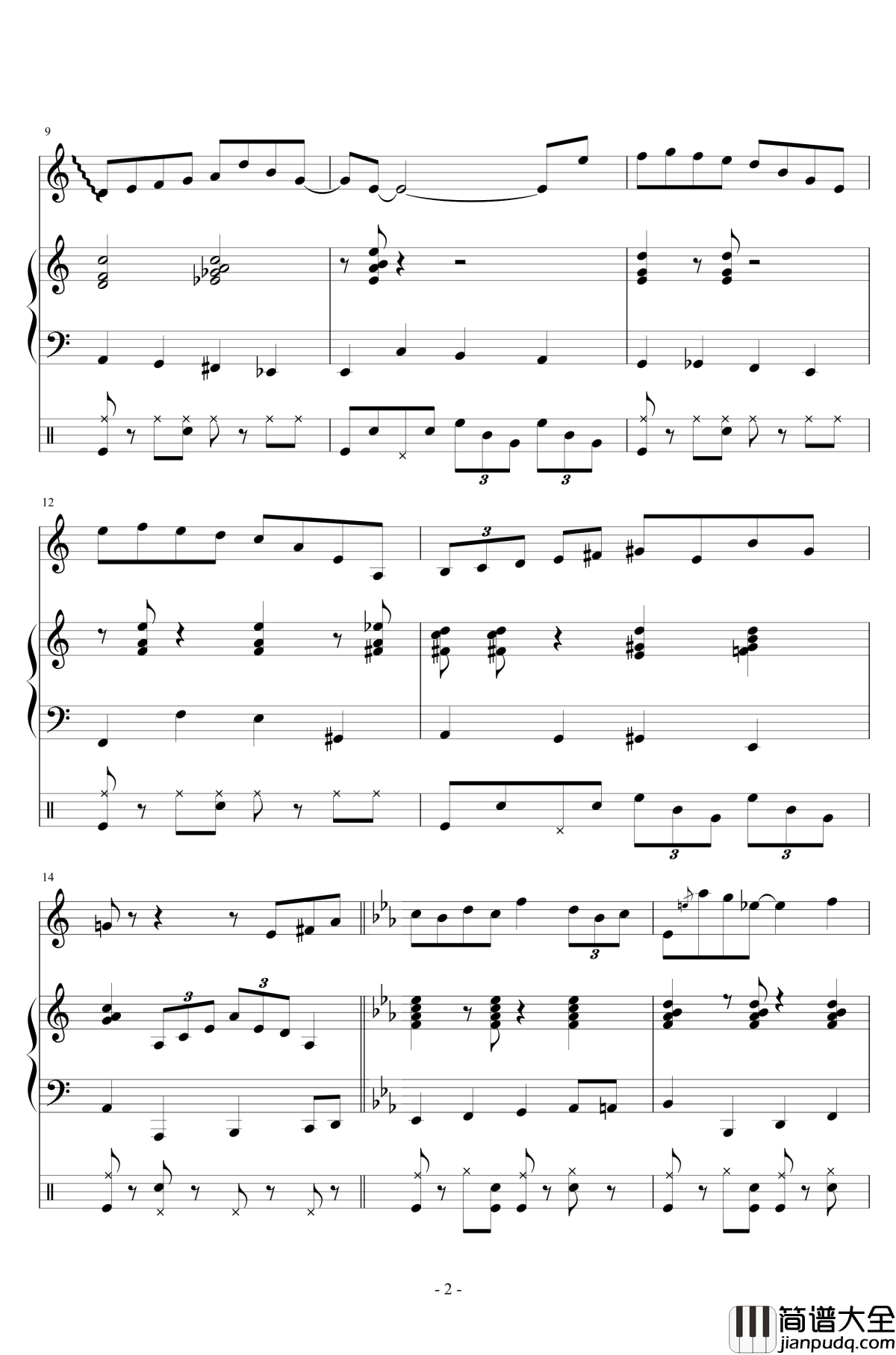 dog_dance钢琴谱_wudildy