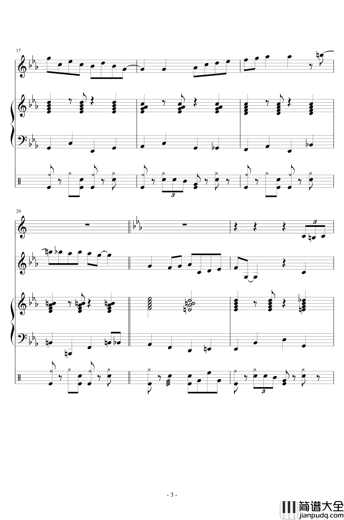 dog_dance钢琴谱_wudildy