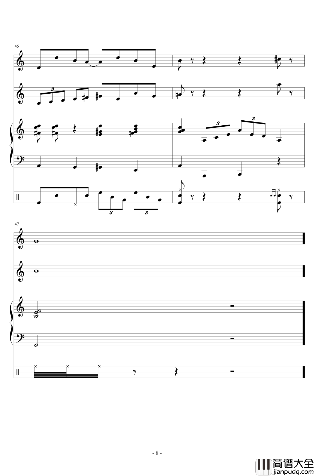 dog_dance钢琴谱_wudildy