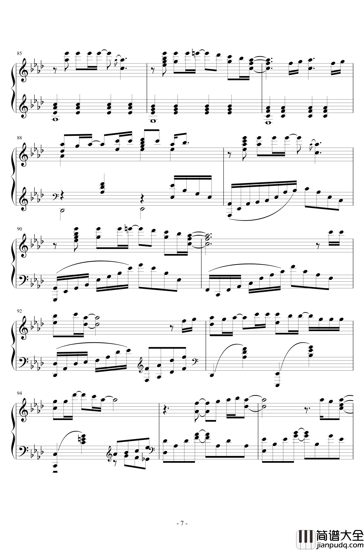 小泉花阳_なわとび钢琴谱_跳绳_久保由利香_Lovelive