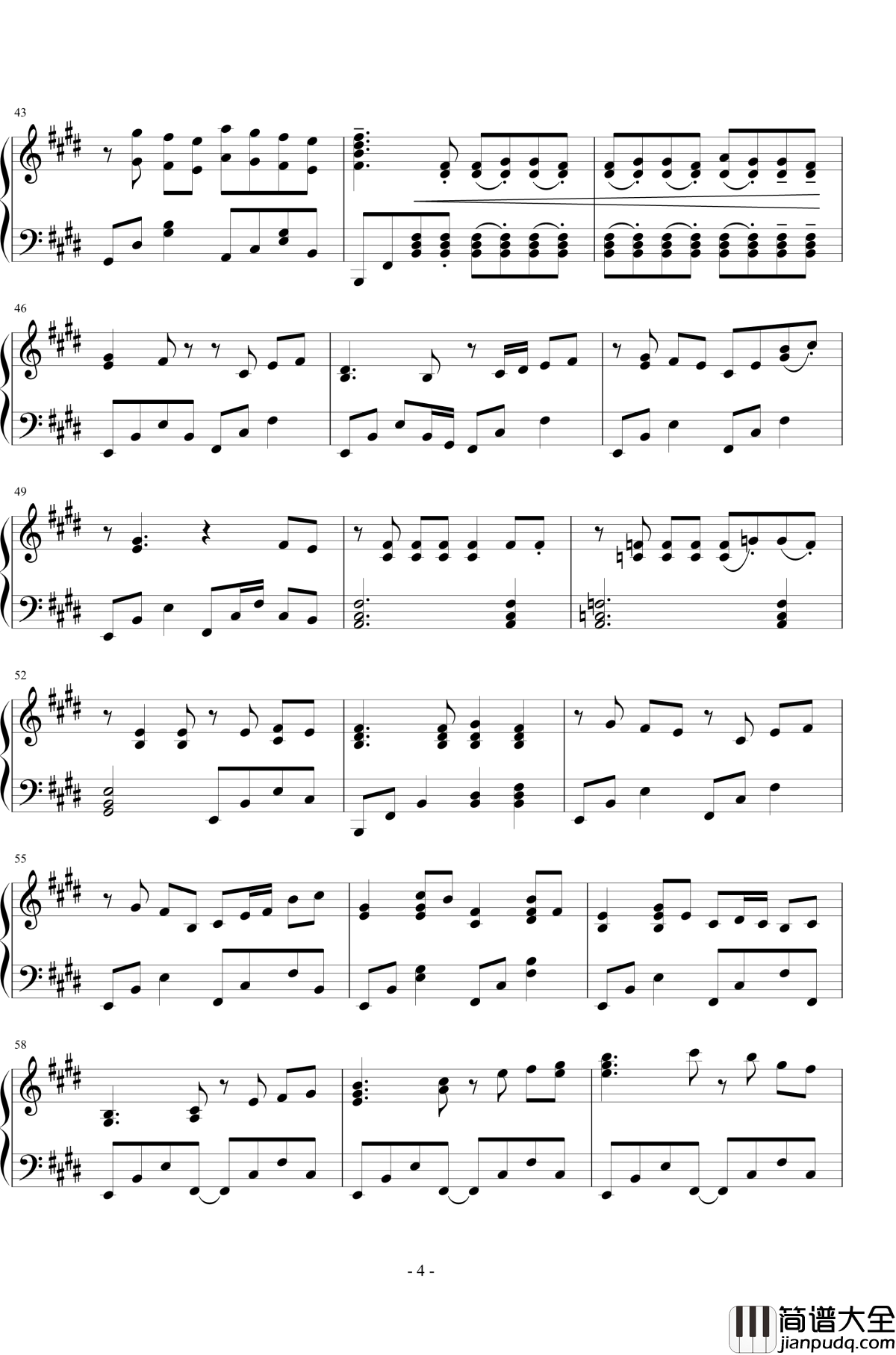 妖精進行曲钢琴谱_王者之喆_異世界