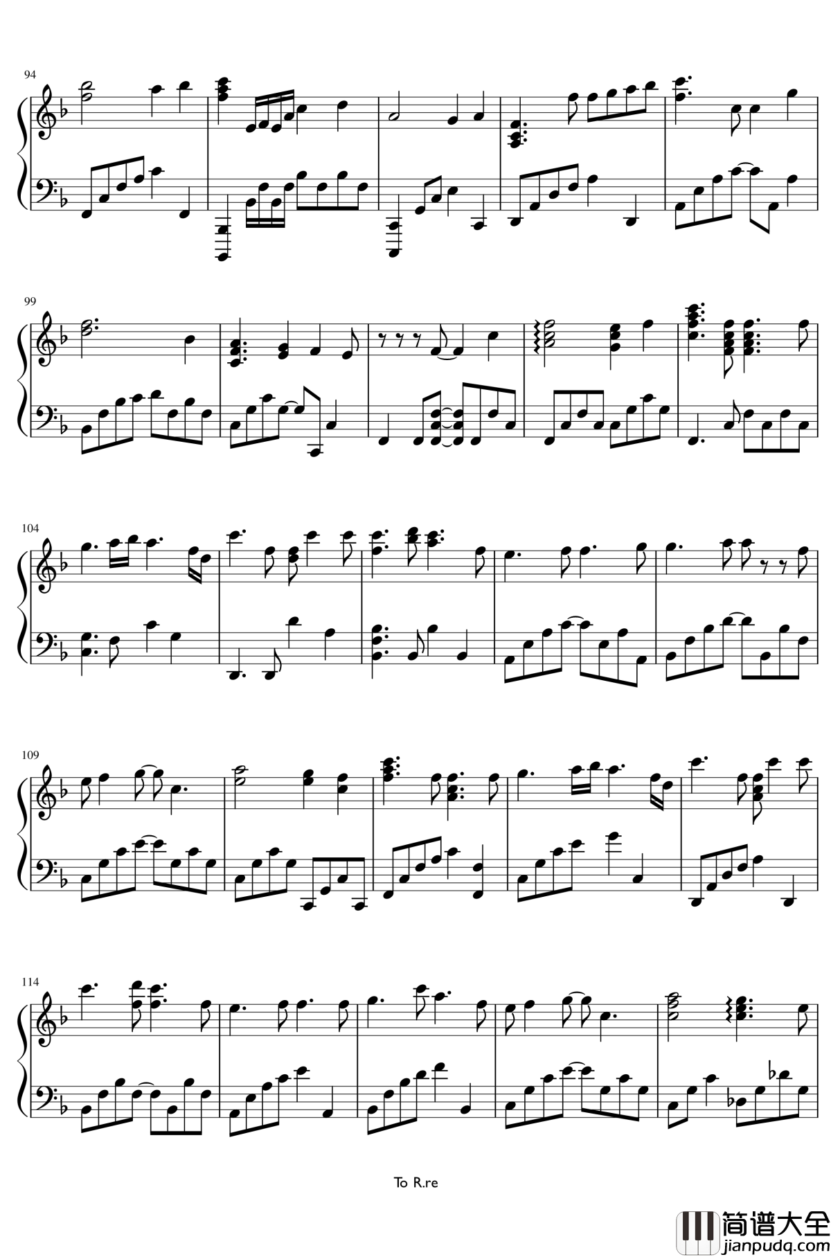 YUBIKIRI_GENMAN钢琴谱_Mili