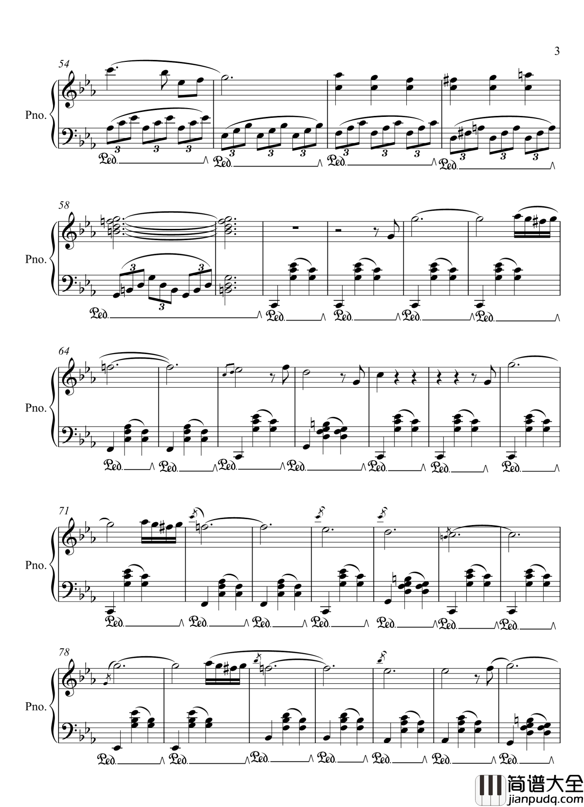 时光之舞钢琴谱_音乐神宝儿