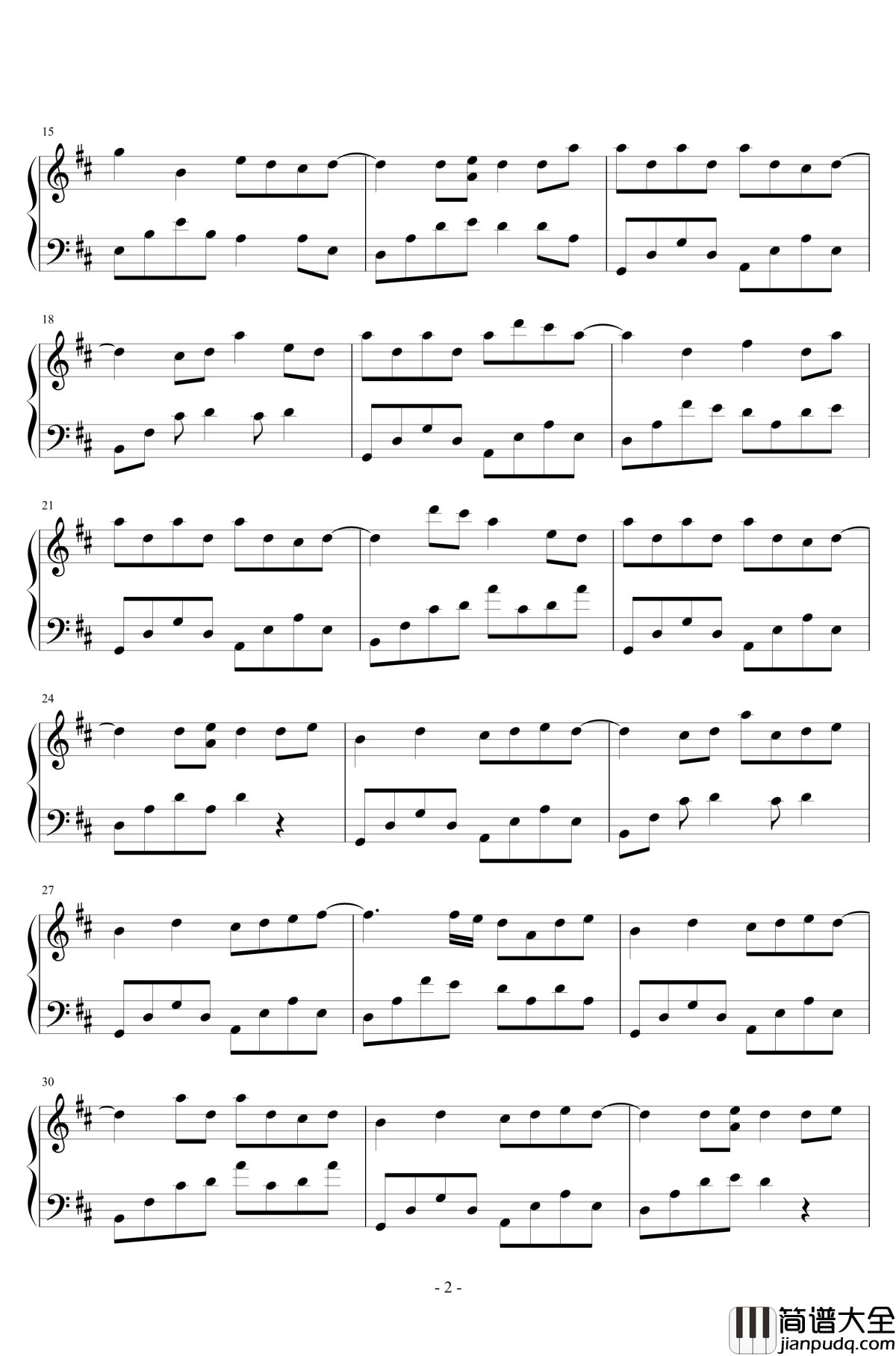 流行的云钢琴谱_岸部真明