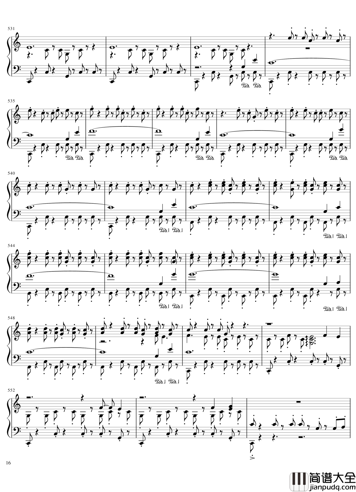 Ori_and_The_Blind_Forest钢琴谱_未知的时空