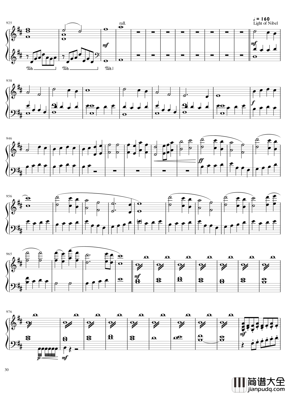 Ori_and_The_Blind_Forest钢琴谱_未知的时空