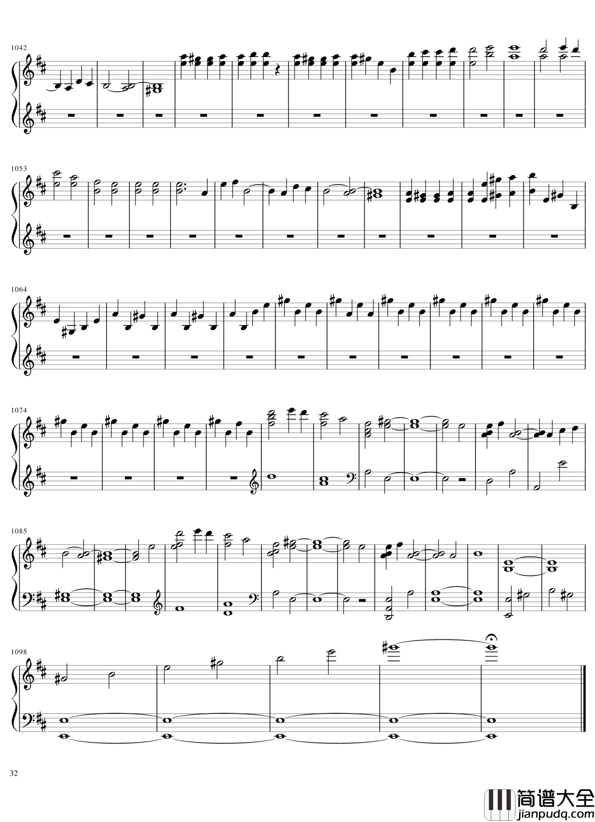 Ori_and_The_Blind_Forest钢琴谱_未知的时空