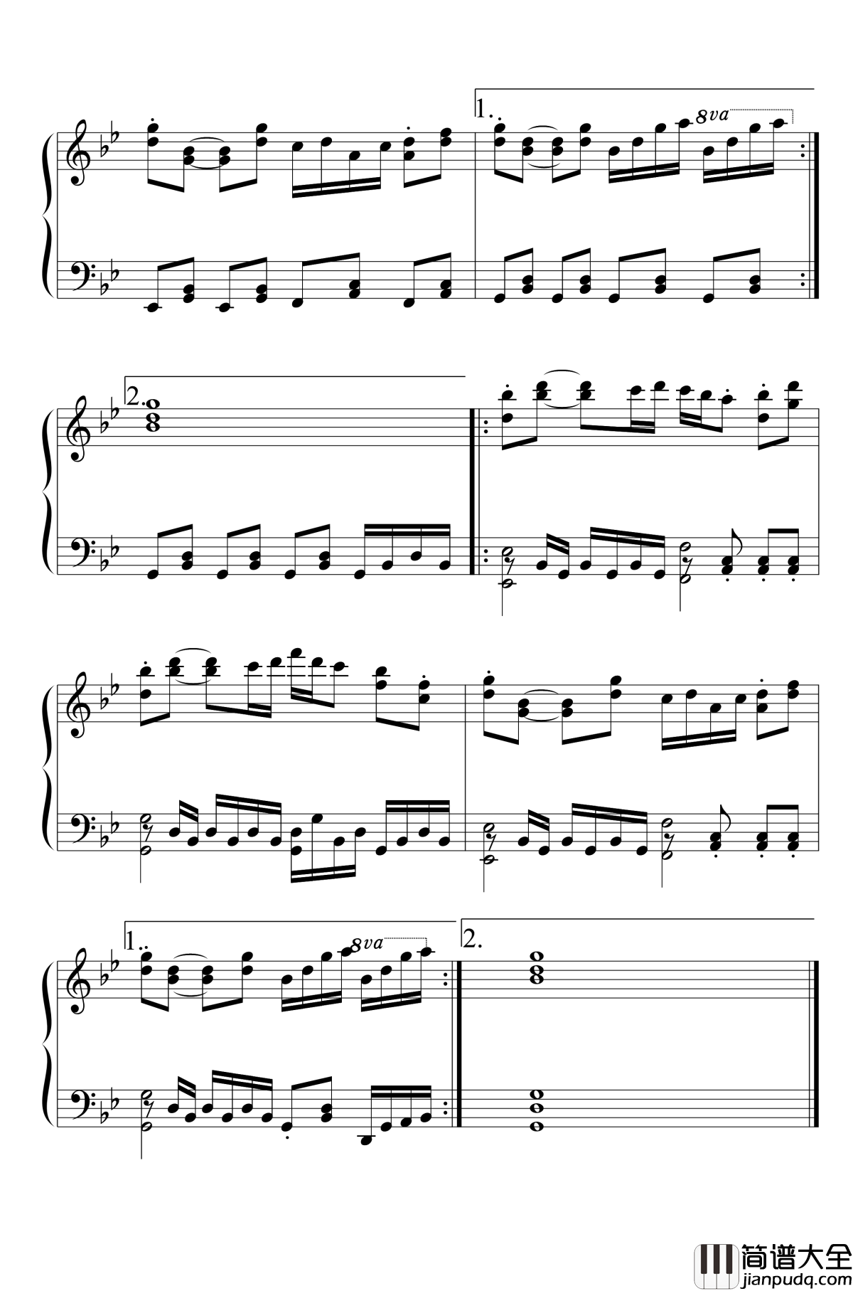 东之国的不眠夜钢琴谱_东方文花帖_东方project