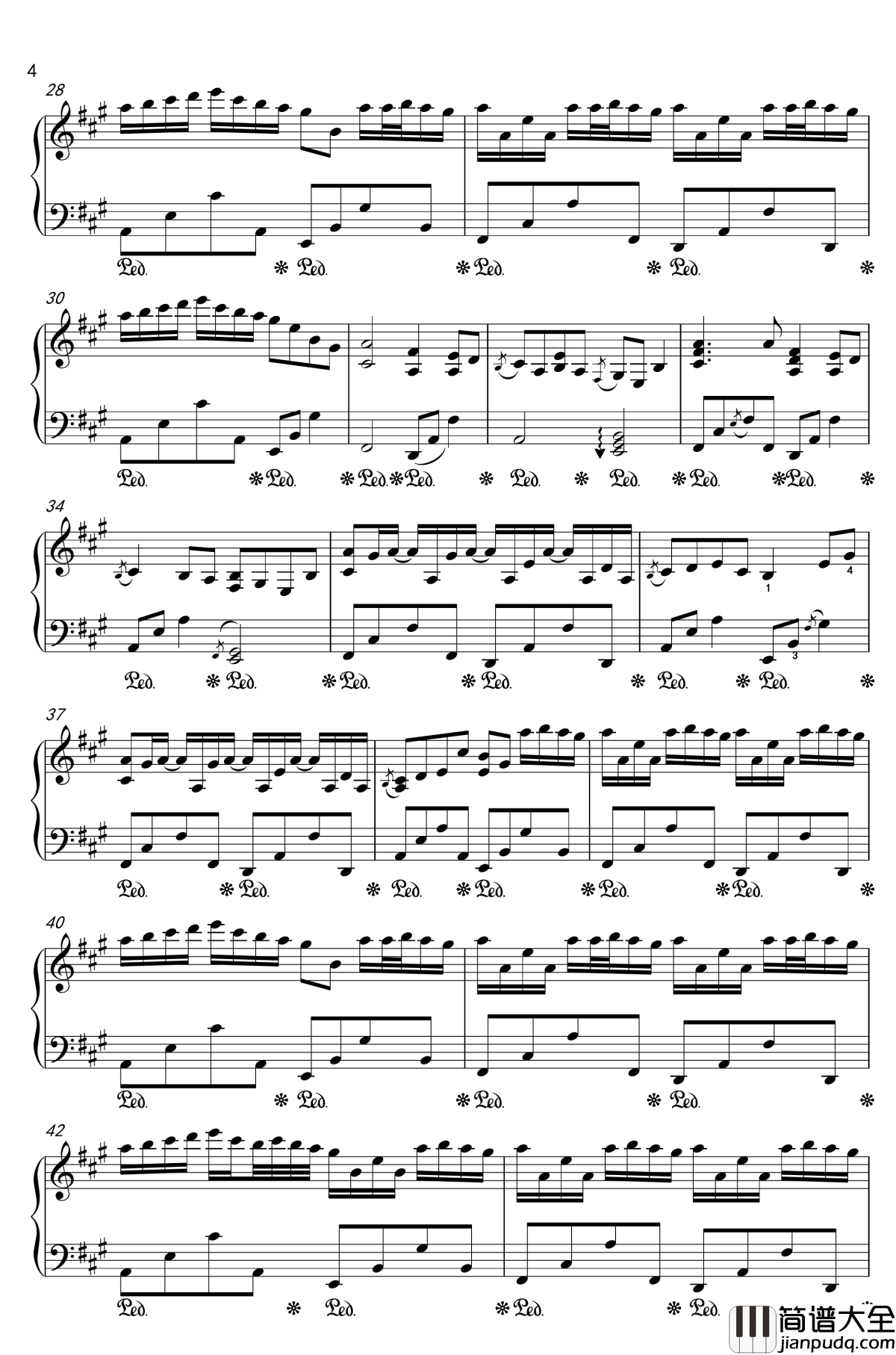 river_flows_in_you十周年版钢琴谱_金老师_Yiruma