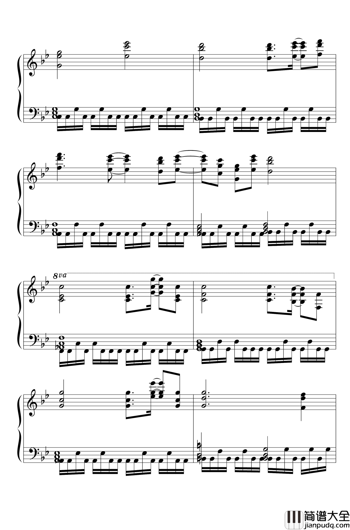 灰姑娘的笼子钢琴谱_Kagome_Kagome_东方永夜抄_东方project