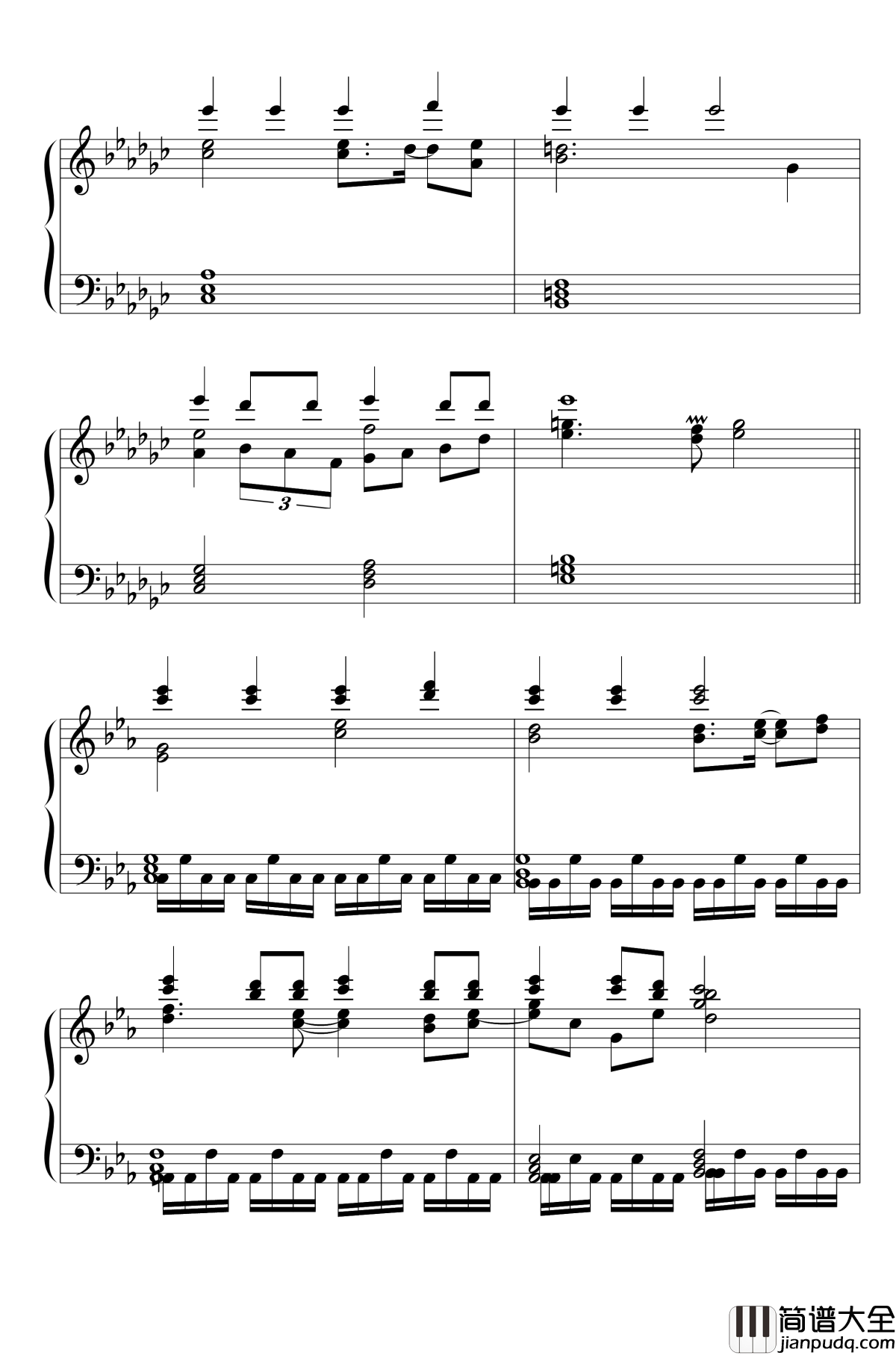 灰姑娘的笼子钢琴谱_Kagome_Kagome_东方永夜抄_东方project