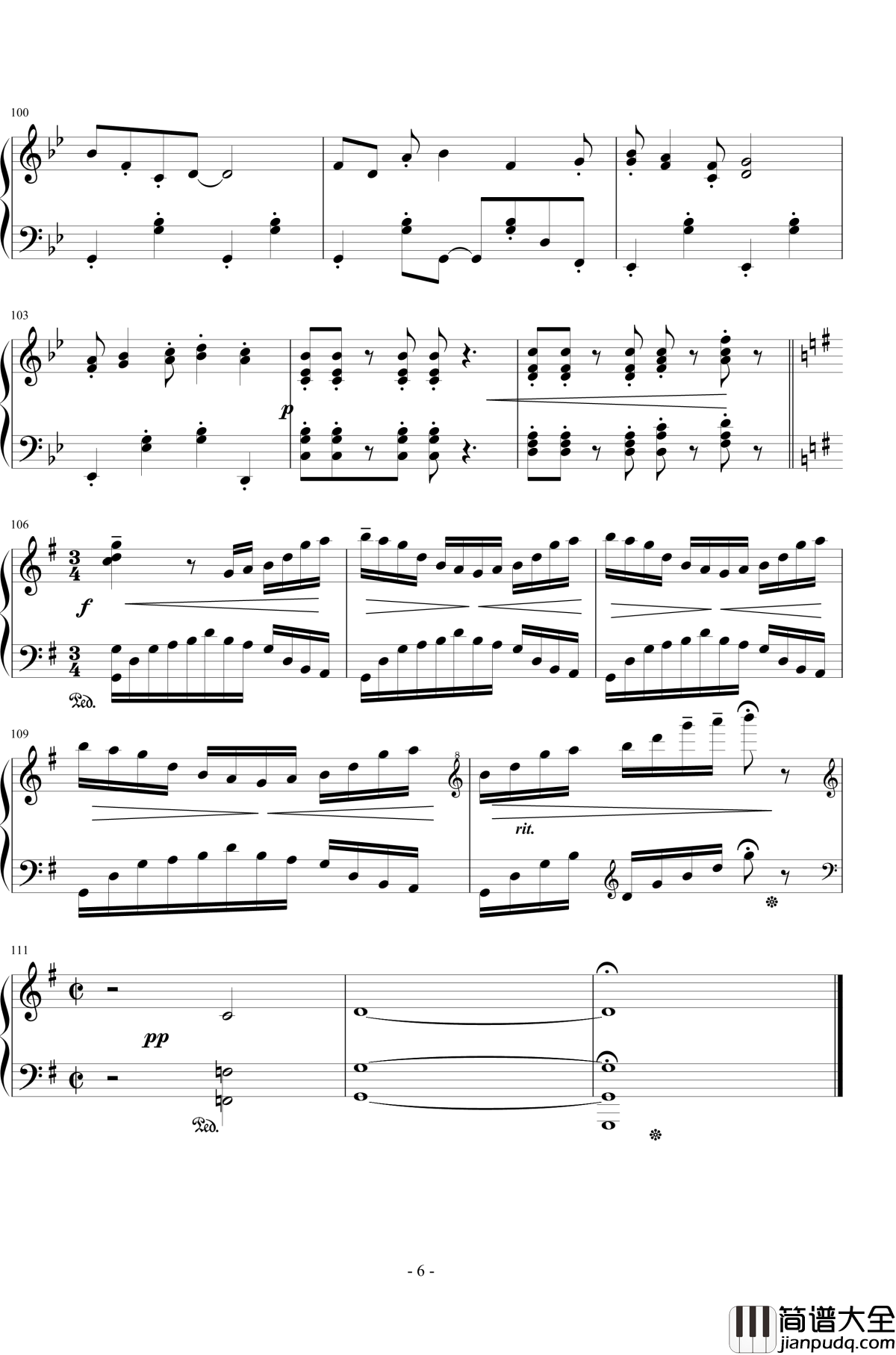 微風之夏钢琴谱_王者之喆