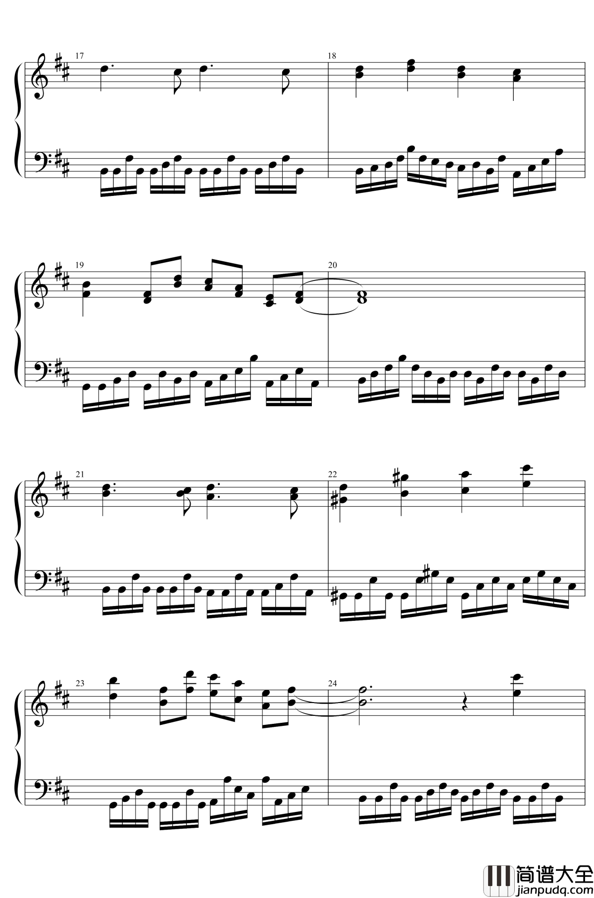 東方２１曲メドレー钢琴谱_东方project