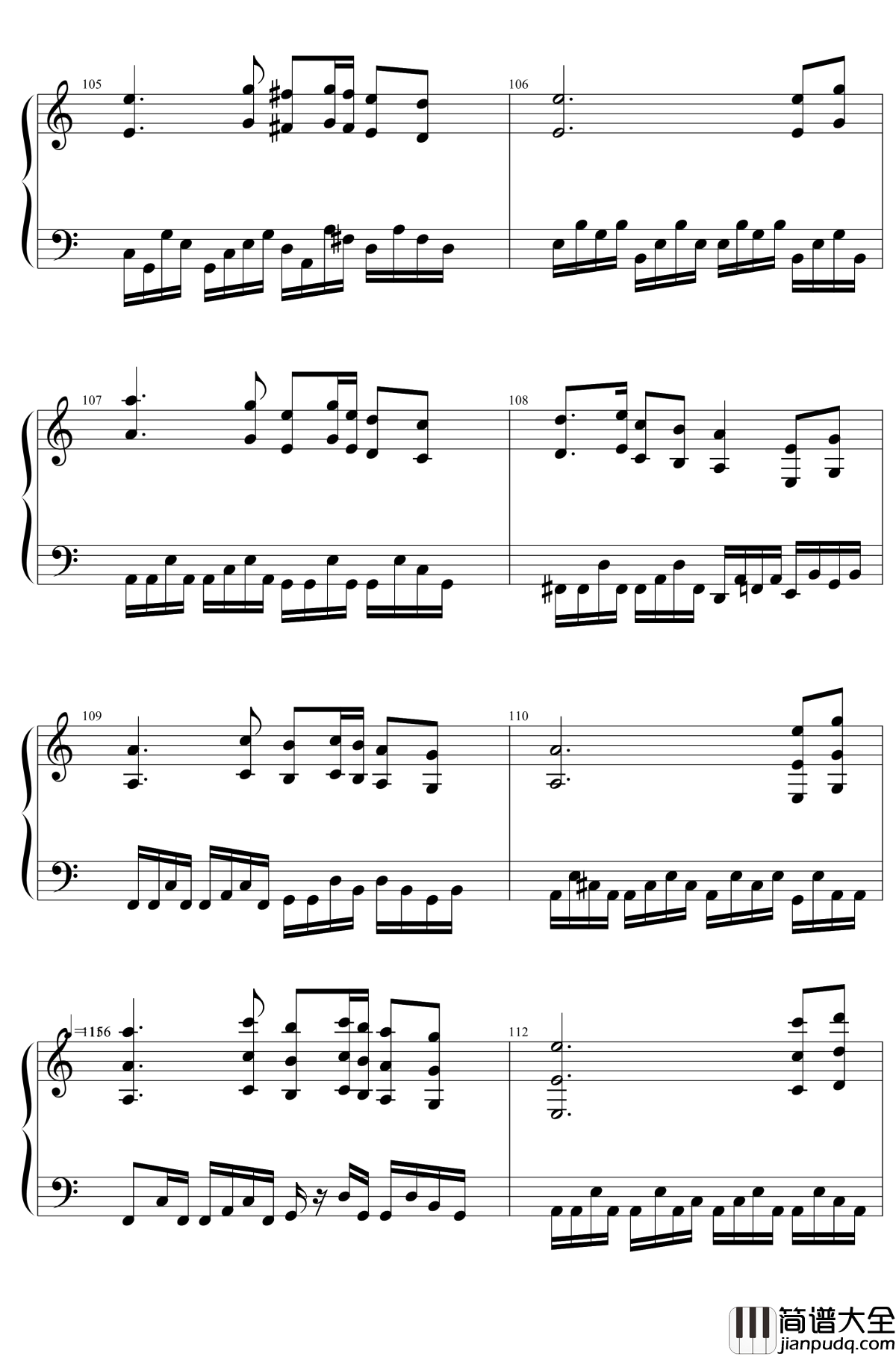 東方２１曲メドレー钢琴谱_东方project