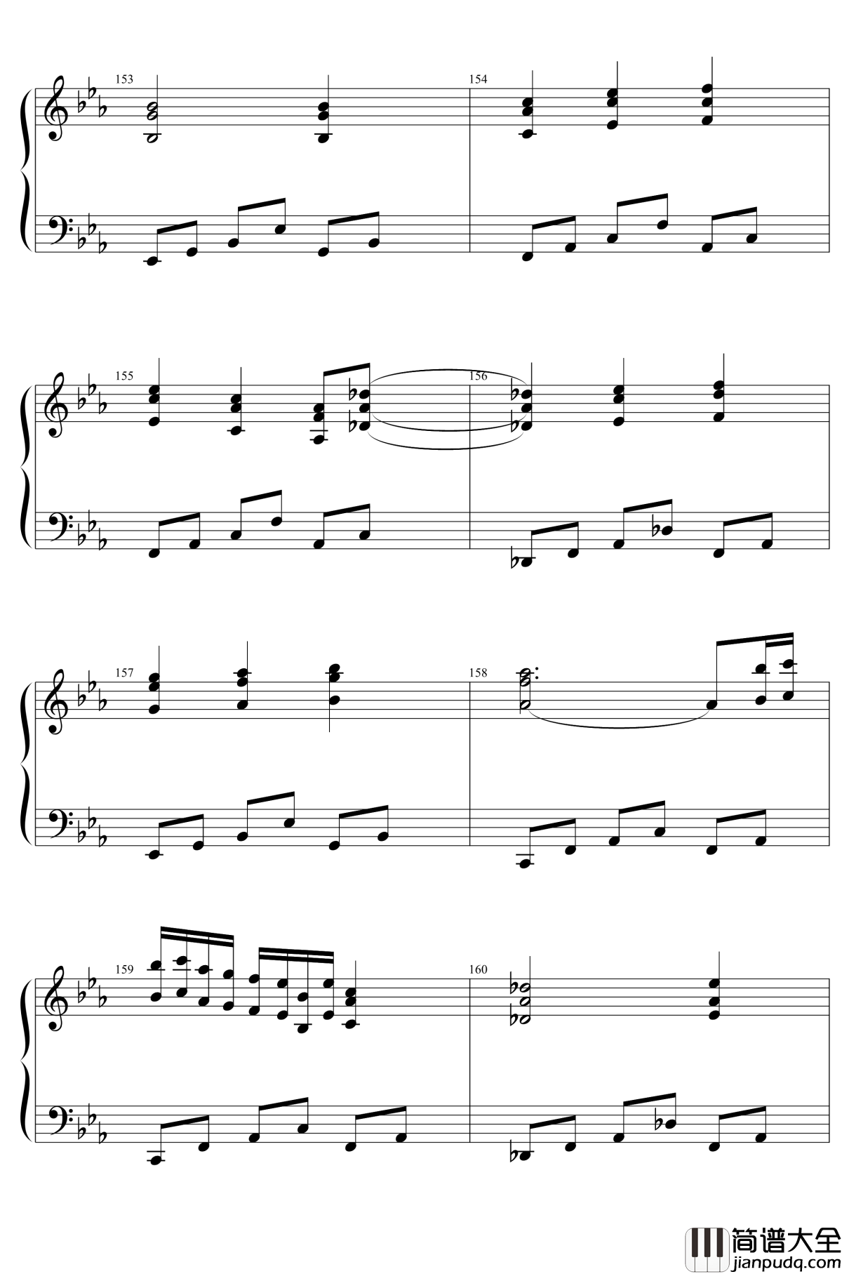 東方２１曲メドレー钢琴谱_东方project