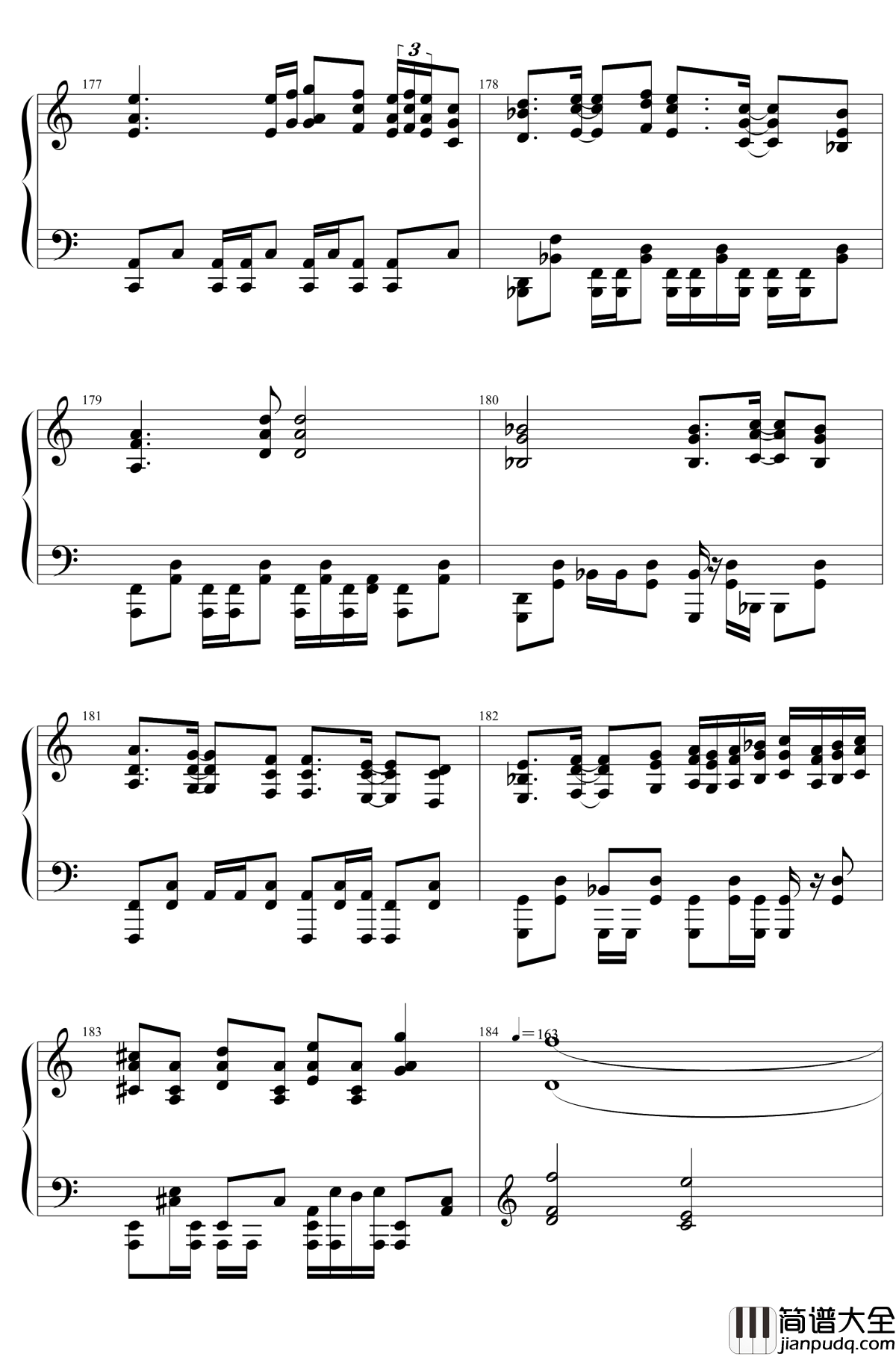 東方２１曲メドレー钢琴谱_东方project