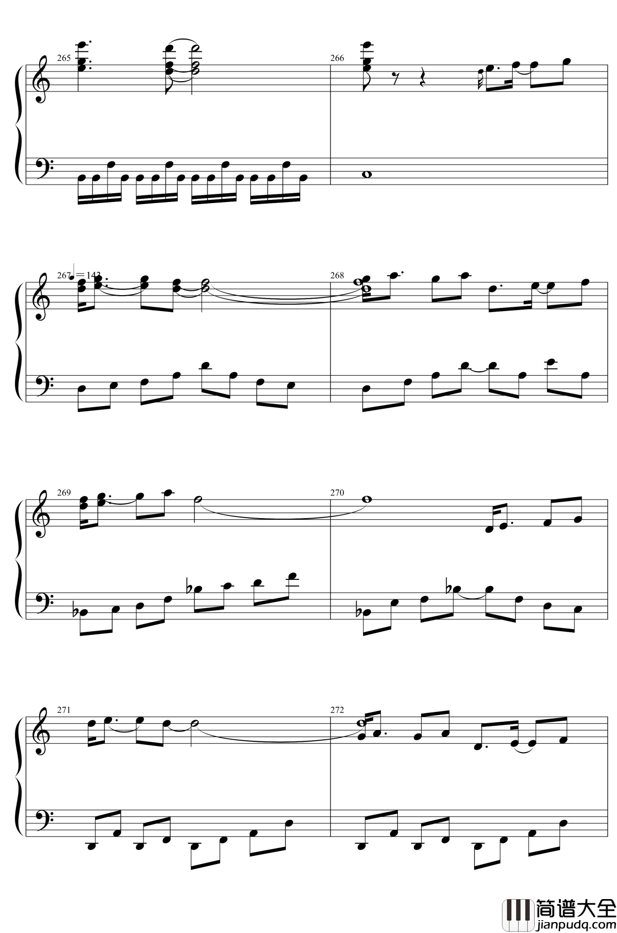 東方２１曲メドレー钢琴谱_东方project